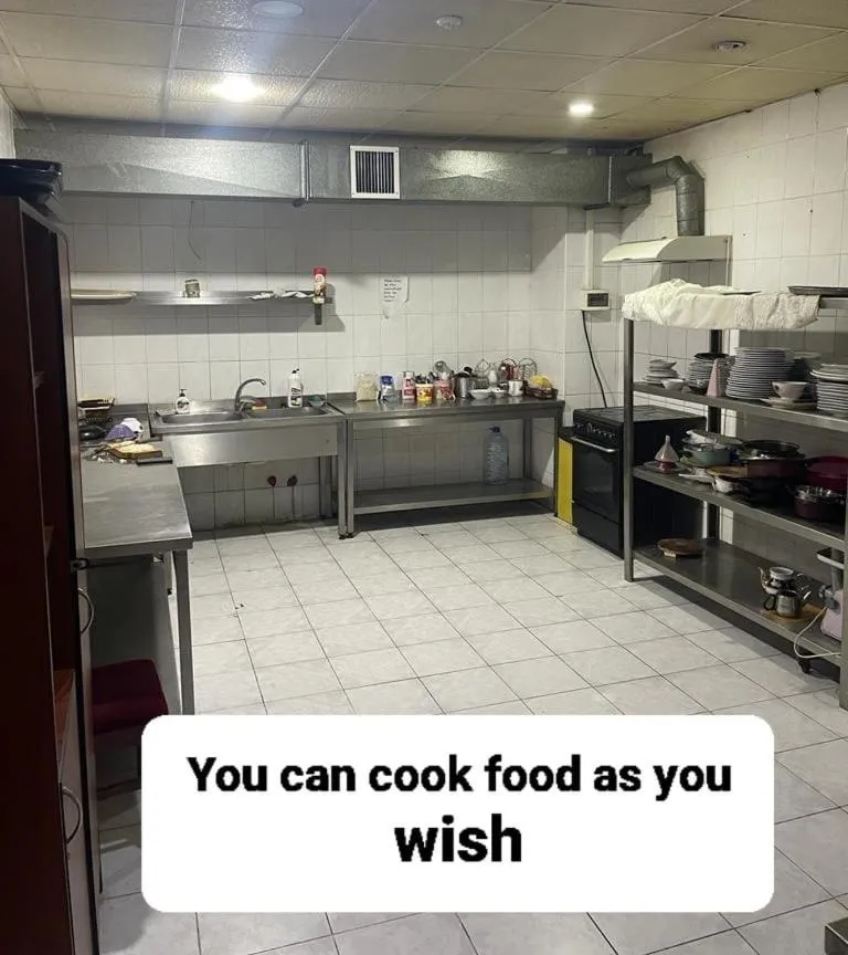 Kitchen or kitchenette in Abu Arena Hall