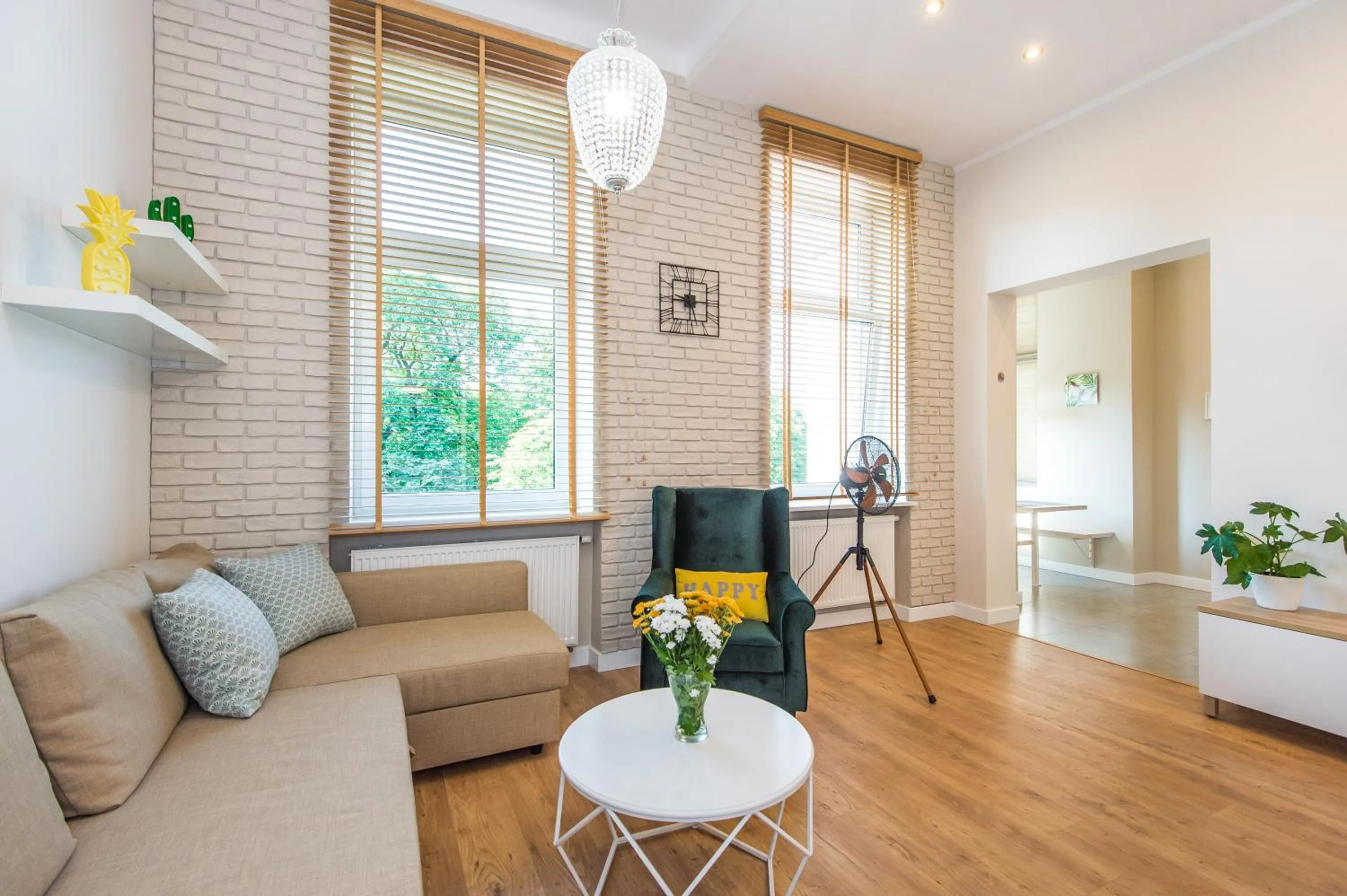 Living room in Bliss Apartments