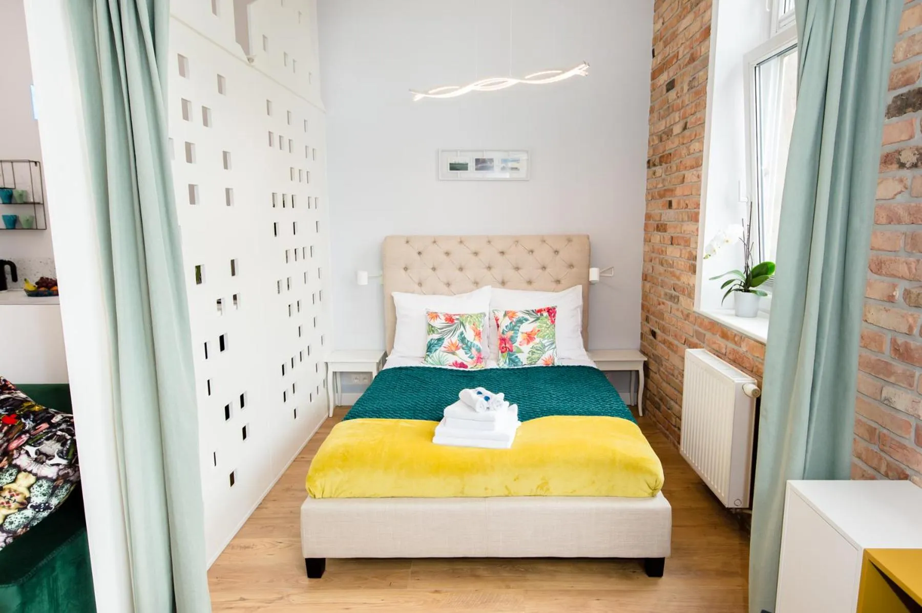 Bed in Bliss Apartments