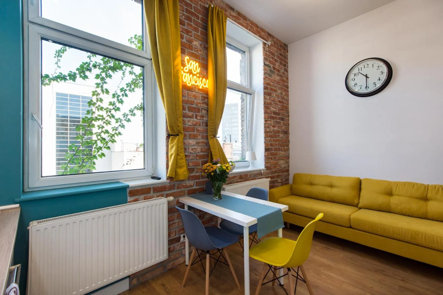 Living room in Bliss Apartments