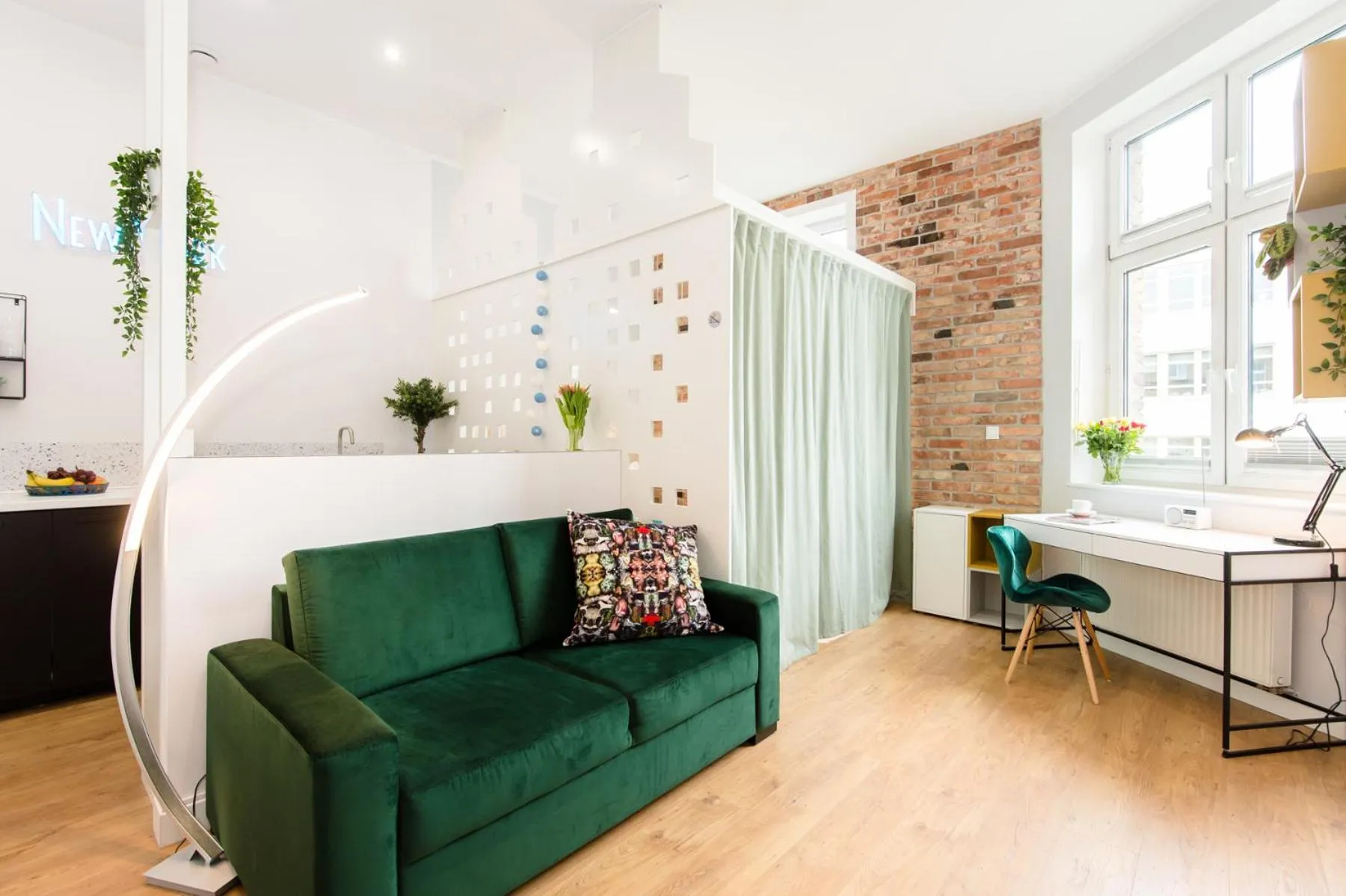 Living room in Bliss Apartments