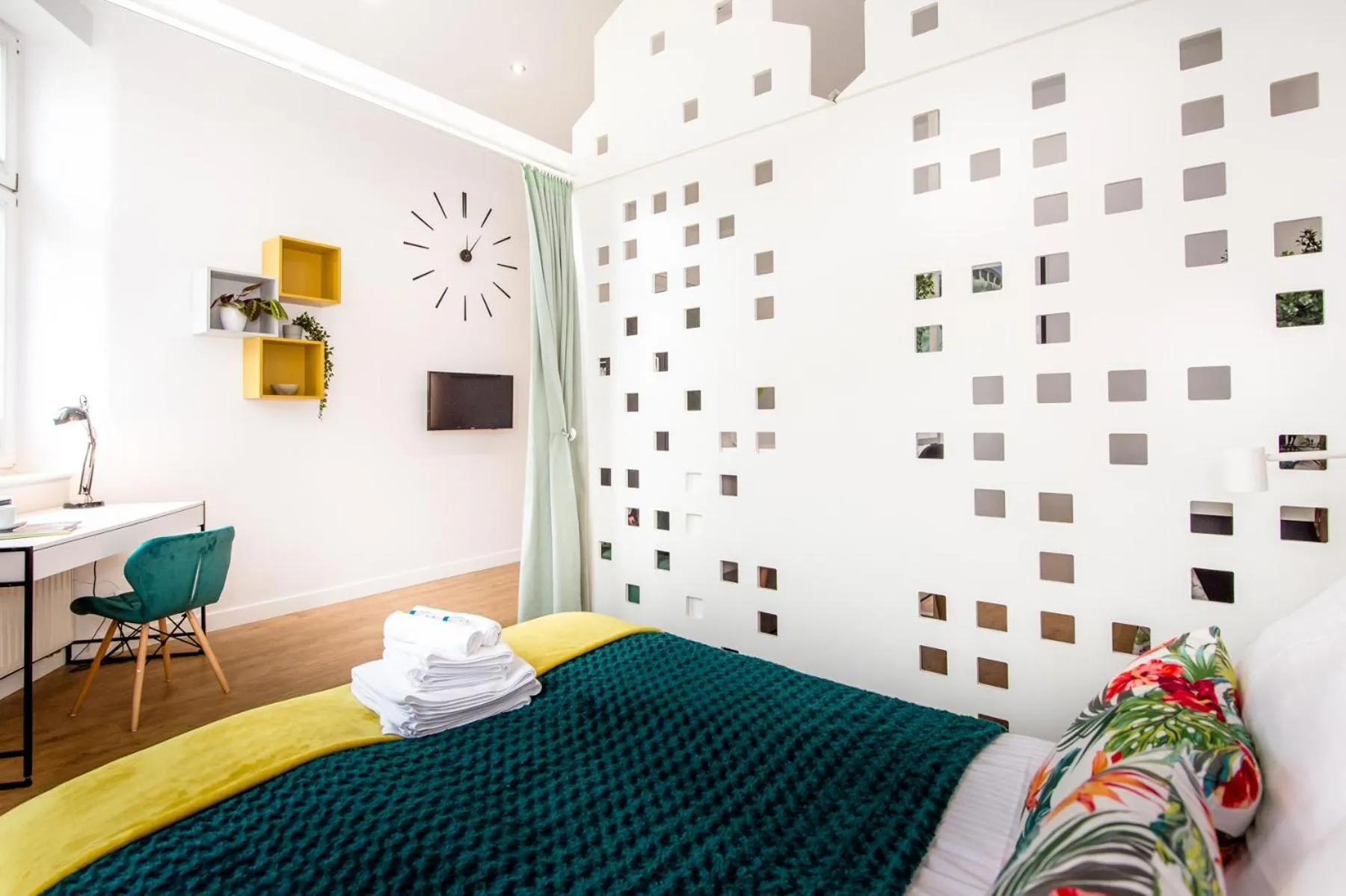 Bed in Bliss Apartments