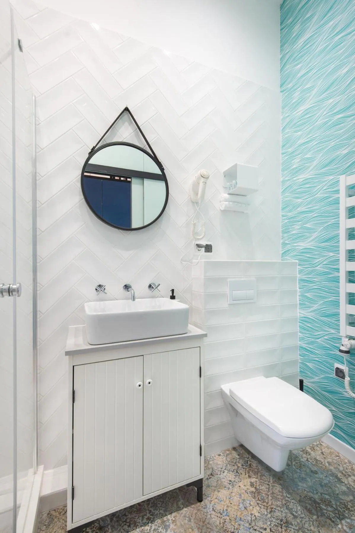 Toilet in Bliss Apartments