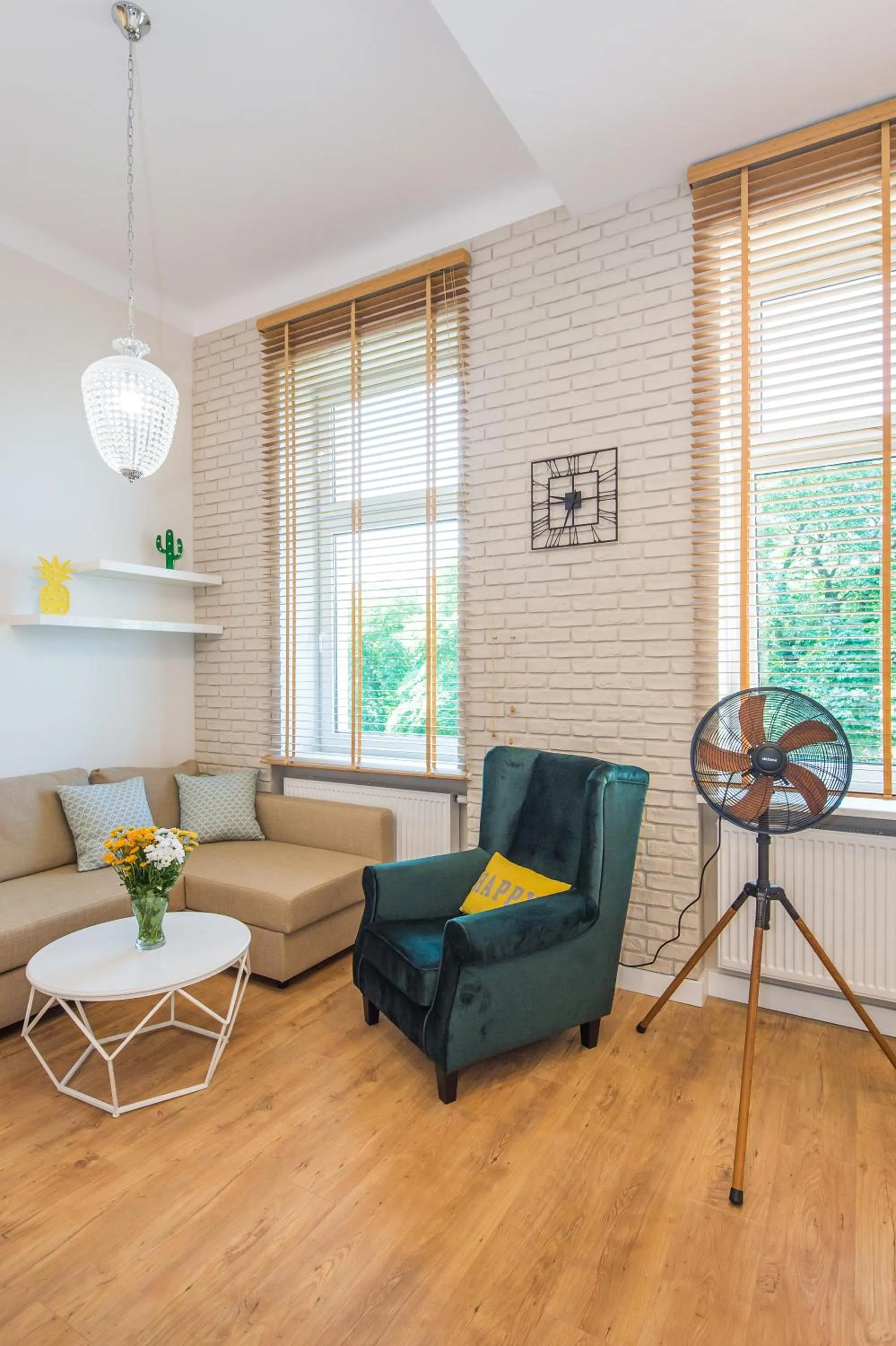 Living room in Bliss Apartments