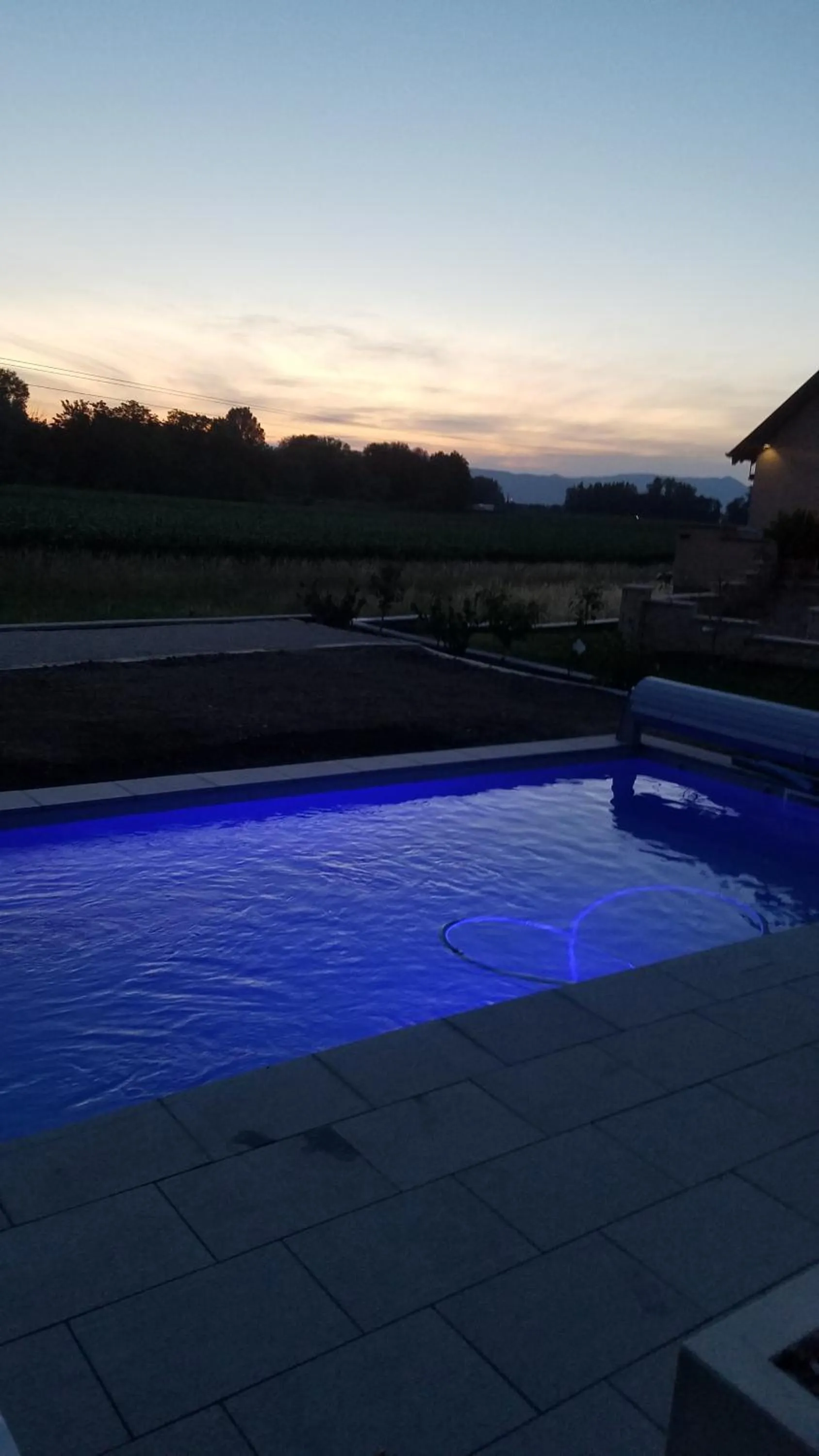 Swimming pool in Les mésanges de l'Ill