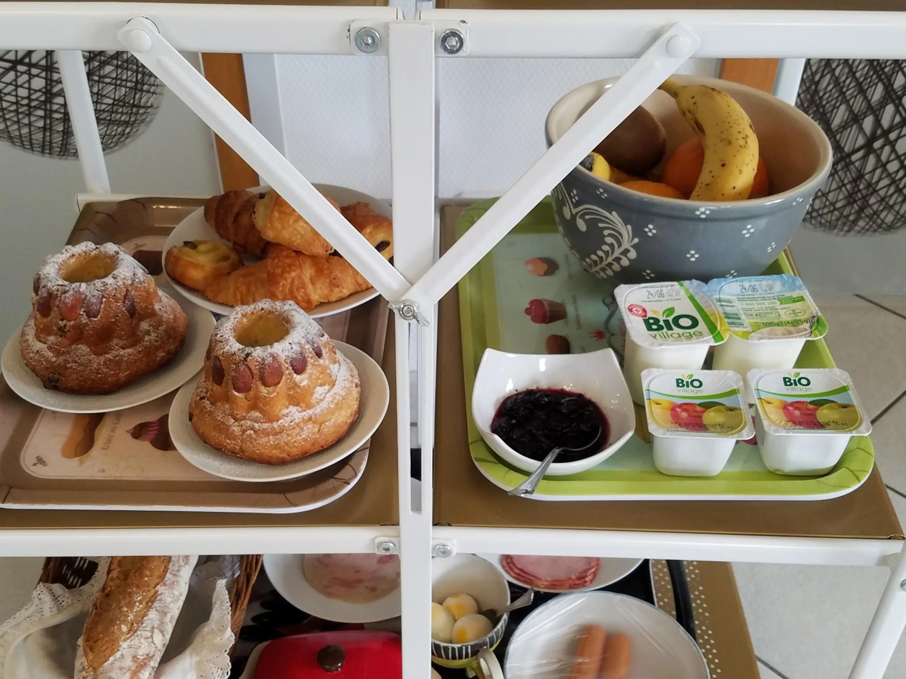 Breakfast in Les mésanges de l'Ill