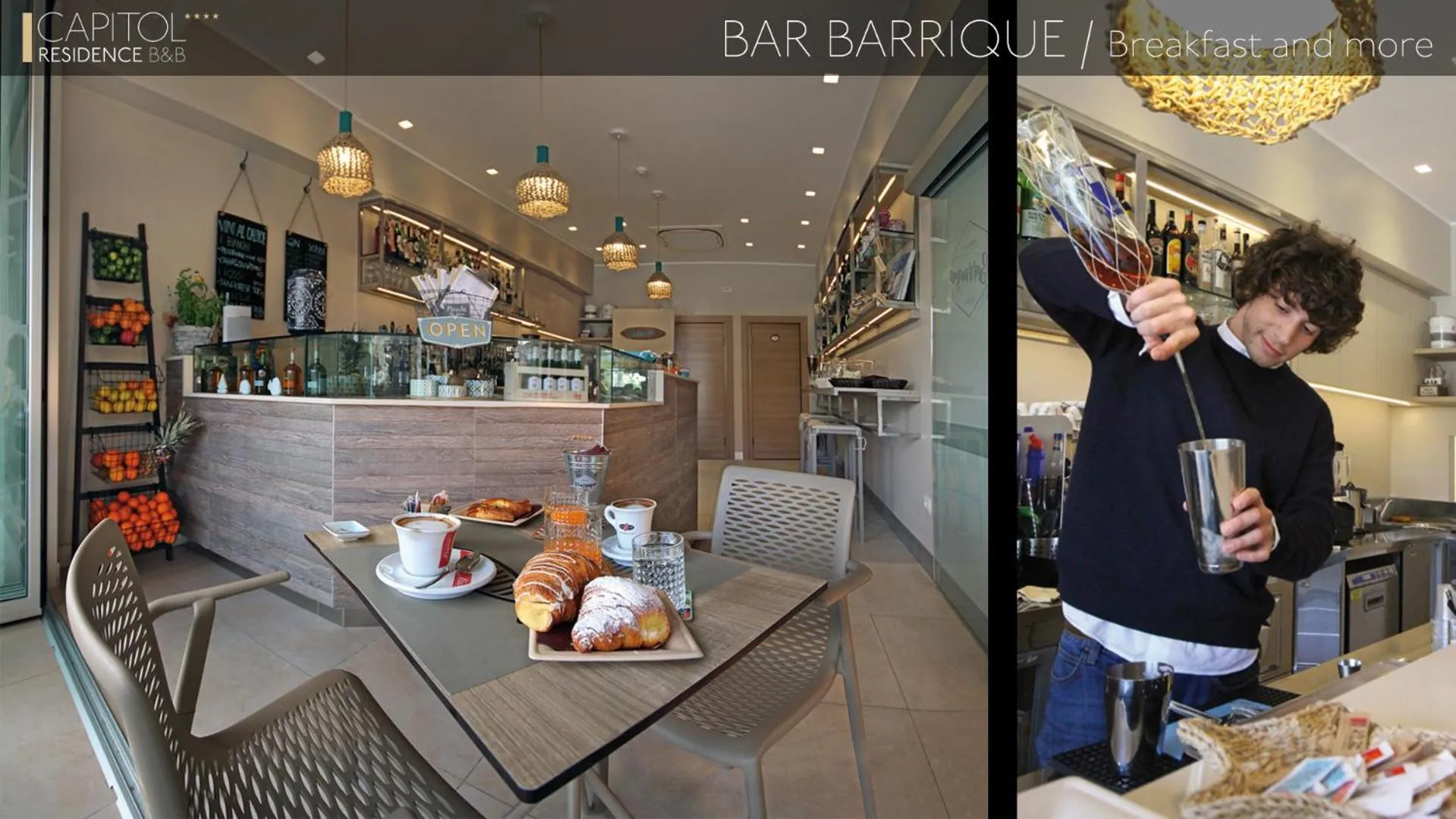 Restaurant/places to eat in Residence Capitol