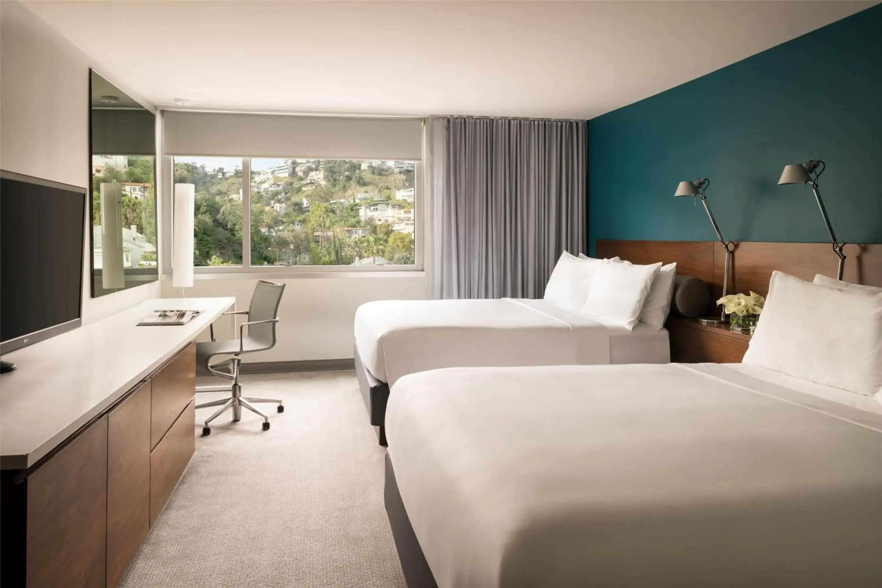 Bedroom, Bed in Andaz West Hollywood, By Hyatt Bedroom, Bed in Andaz West Hollywood, By Hyatt