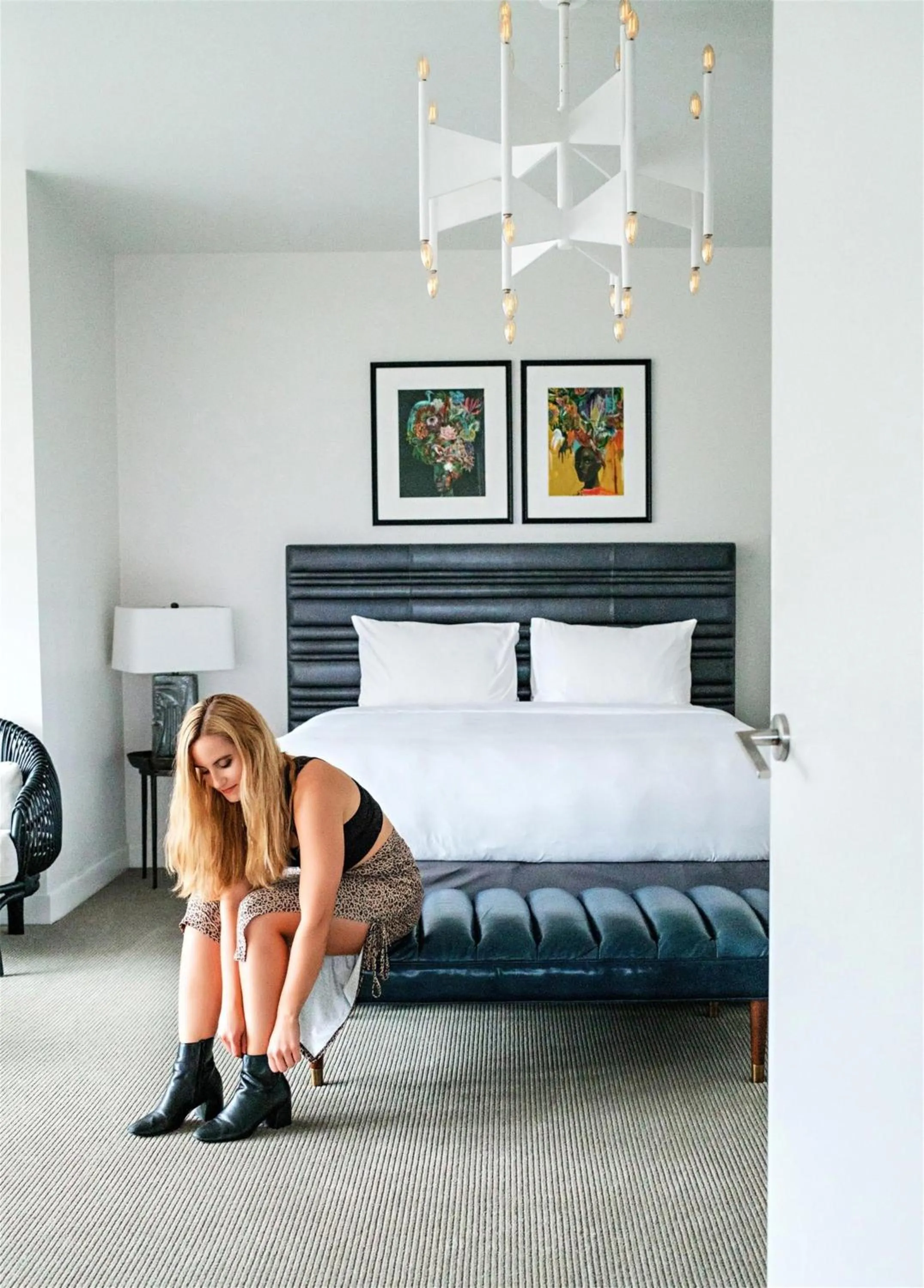 Bedroom, Bed in Andaz West Hollywood, By Hyatt