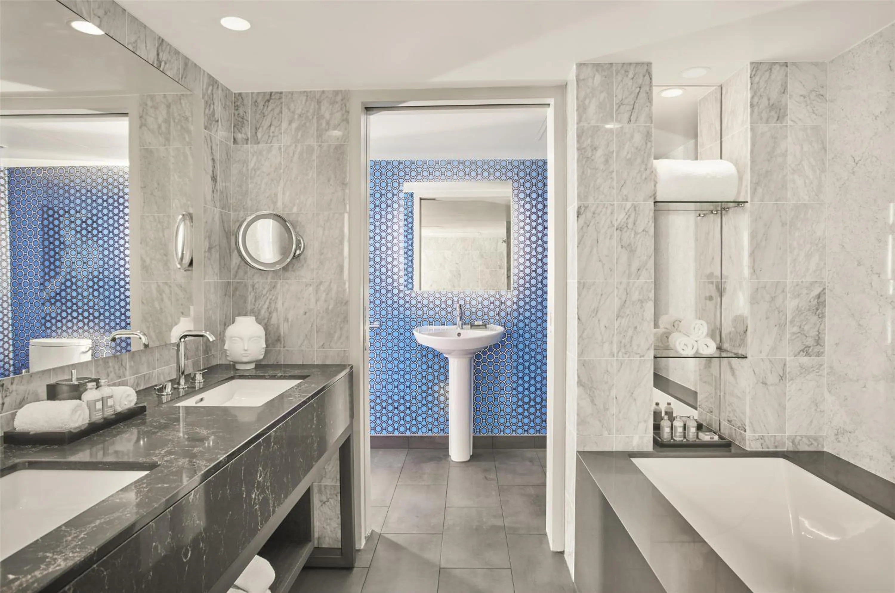 Bathroom in Andaz West Hollywood, By Hyatt