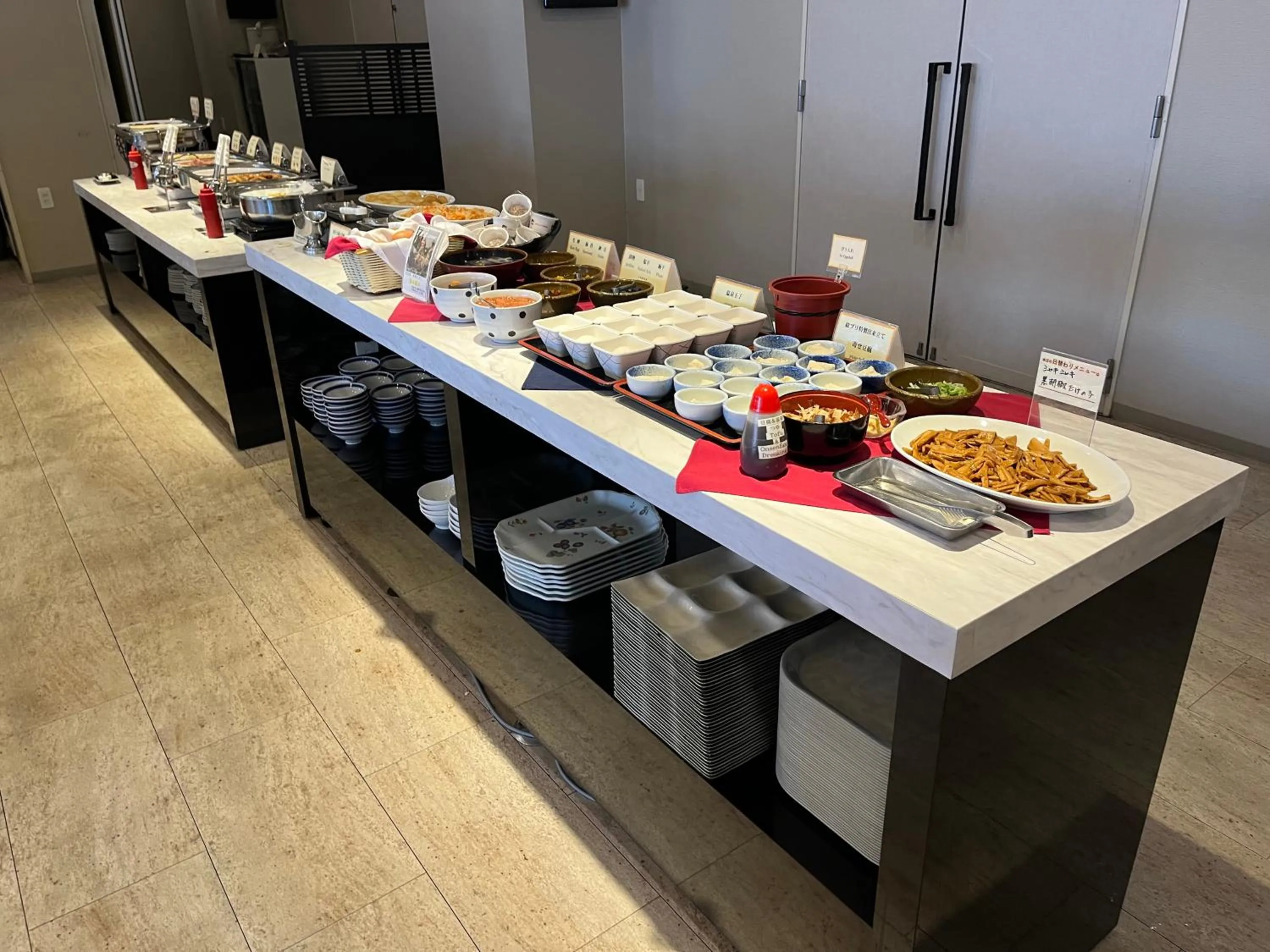 Breakfast in Monbetsu Prince Hotel