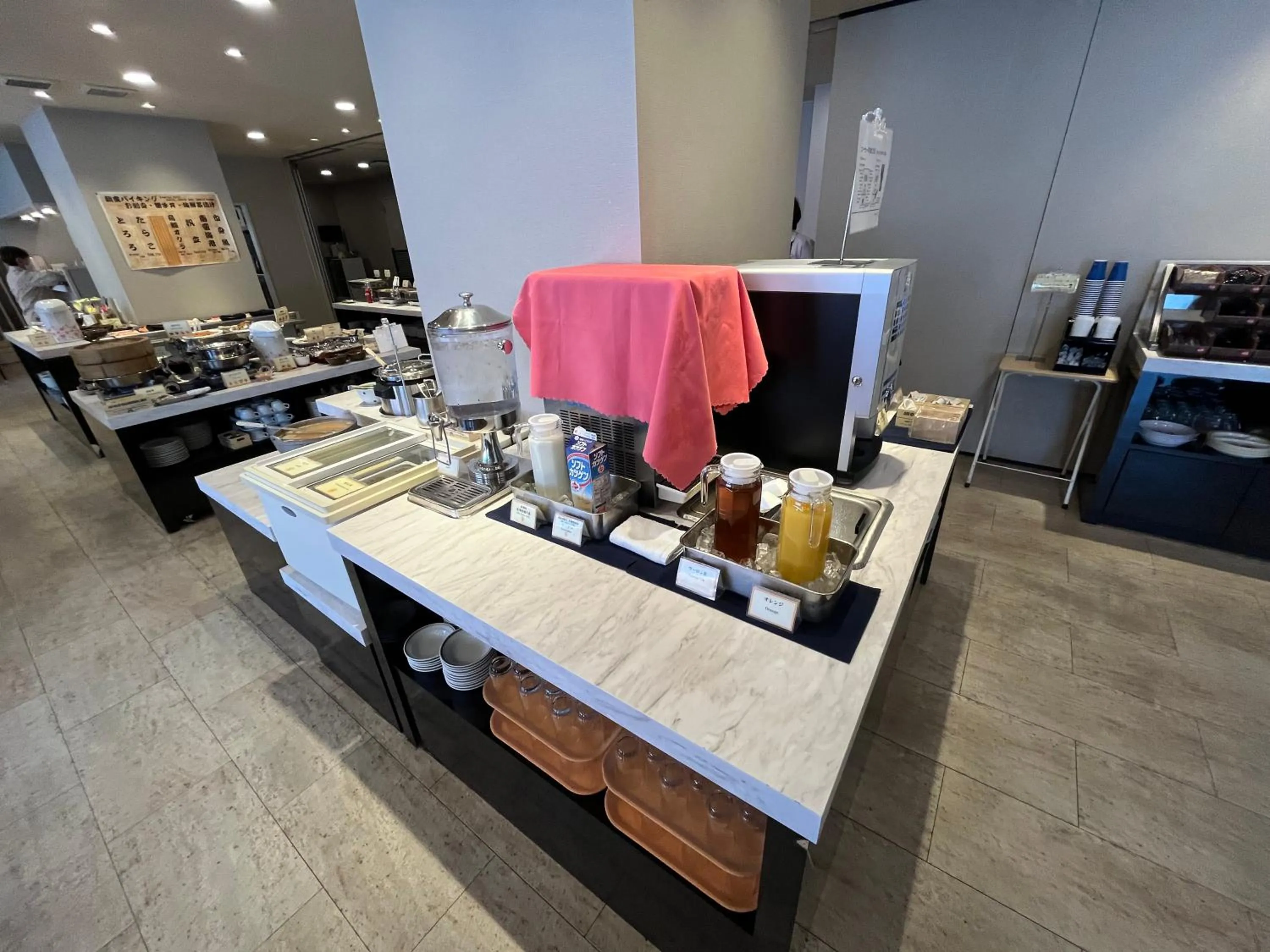 Breakfast in Monbetsu Prince Hotel