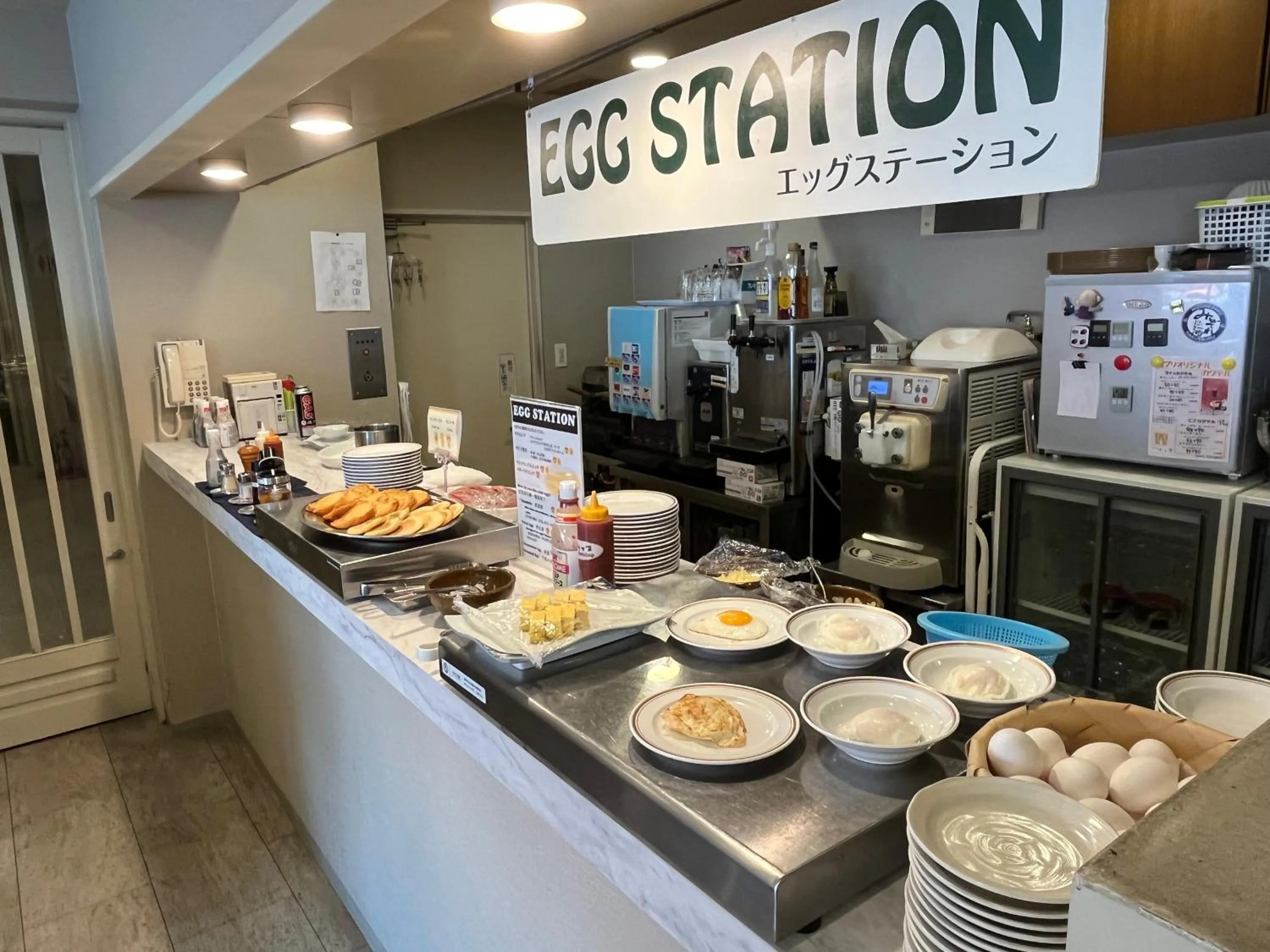 Breakfast in Monbetsu Prince Hotel