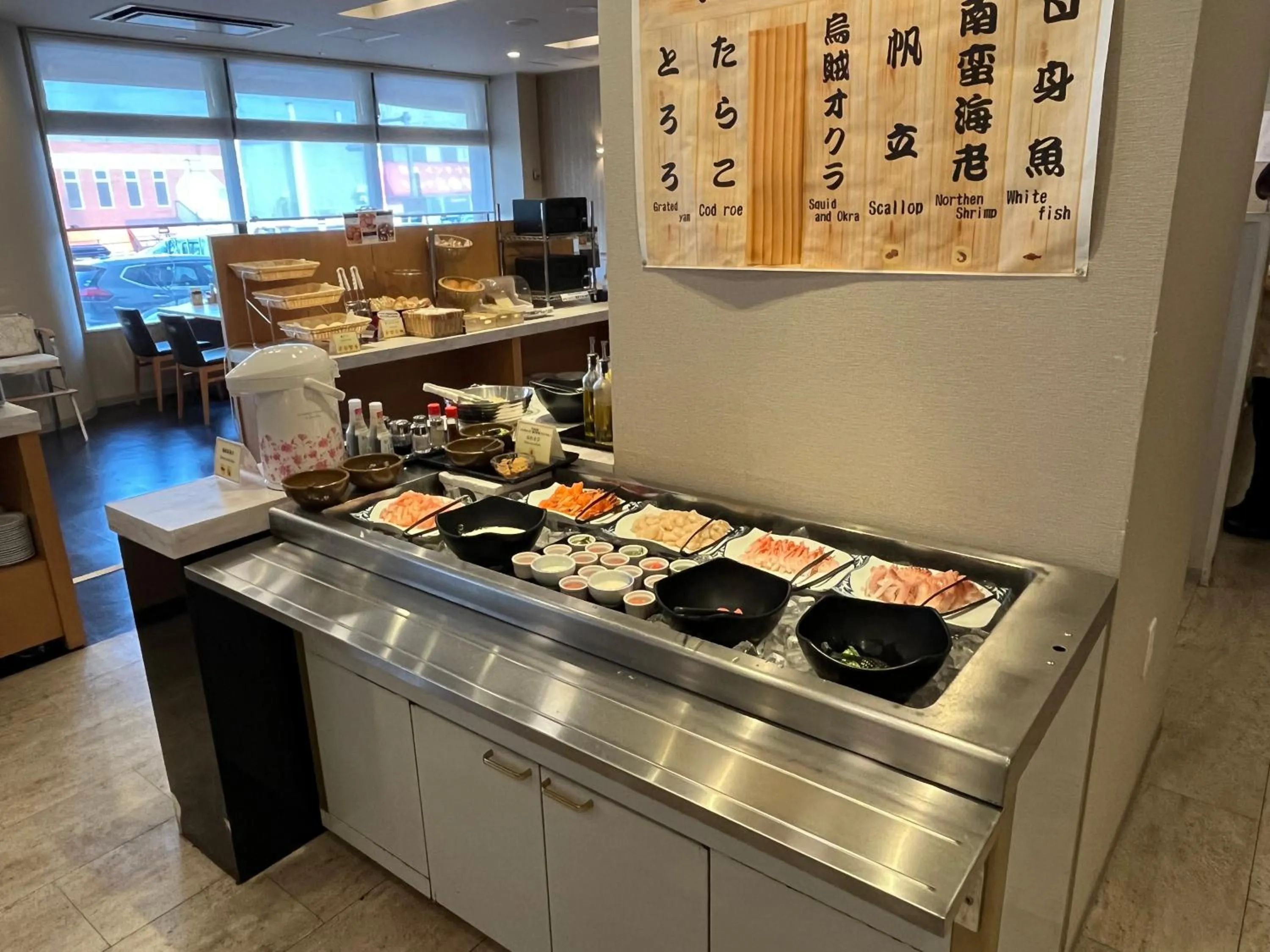 Breakfast in Monbetsu Prince Hotel