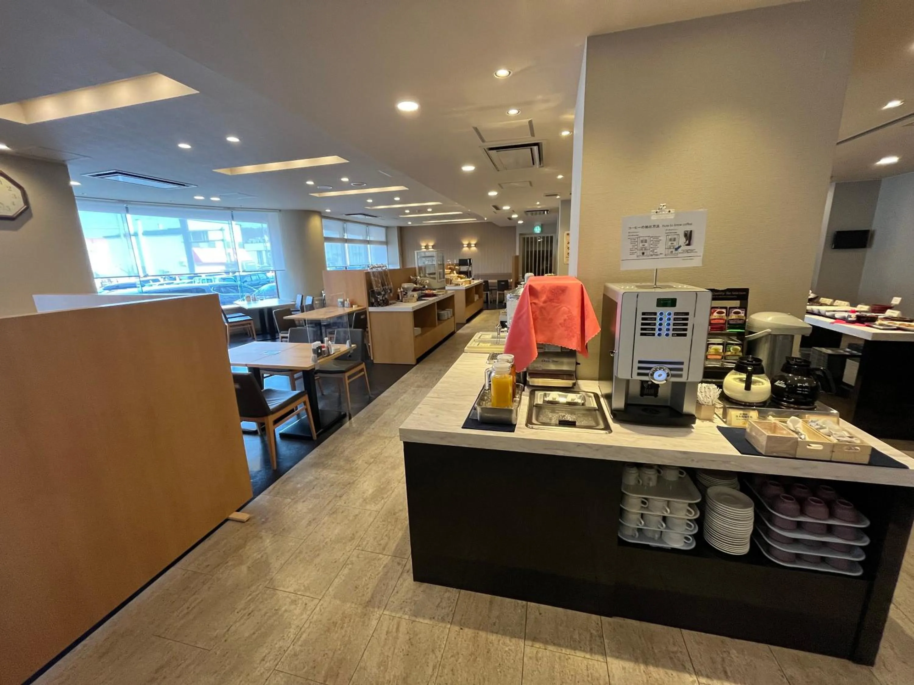 Breakfast in Monbetsu Prince Hotel