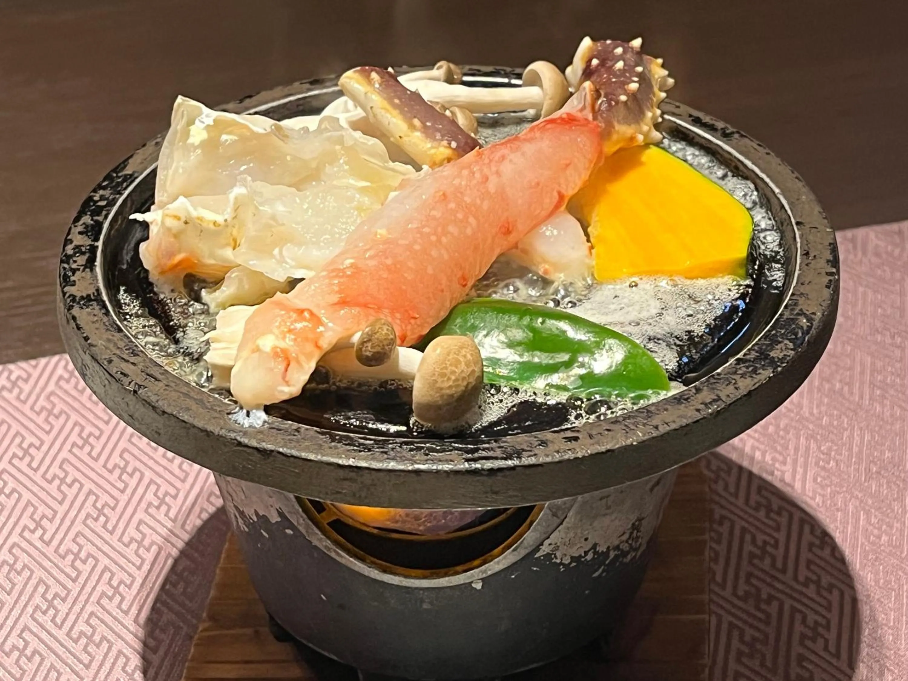 Dinner in Monbetsu Prince Hotel