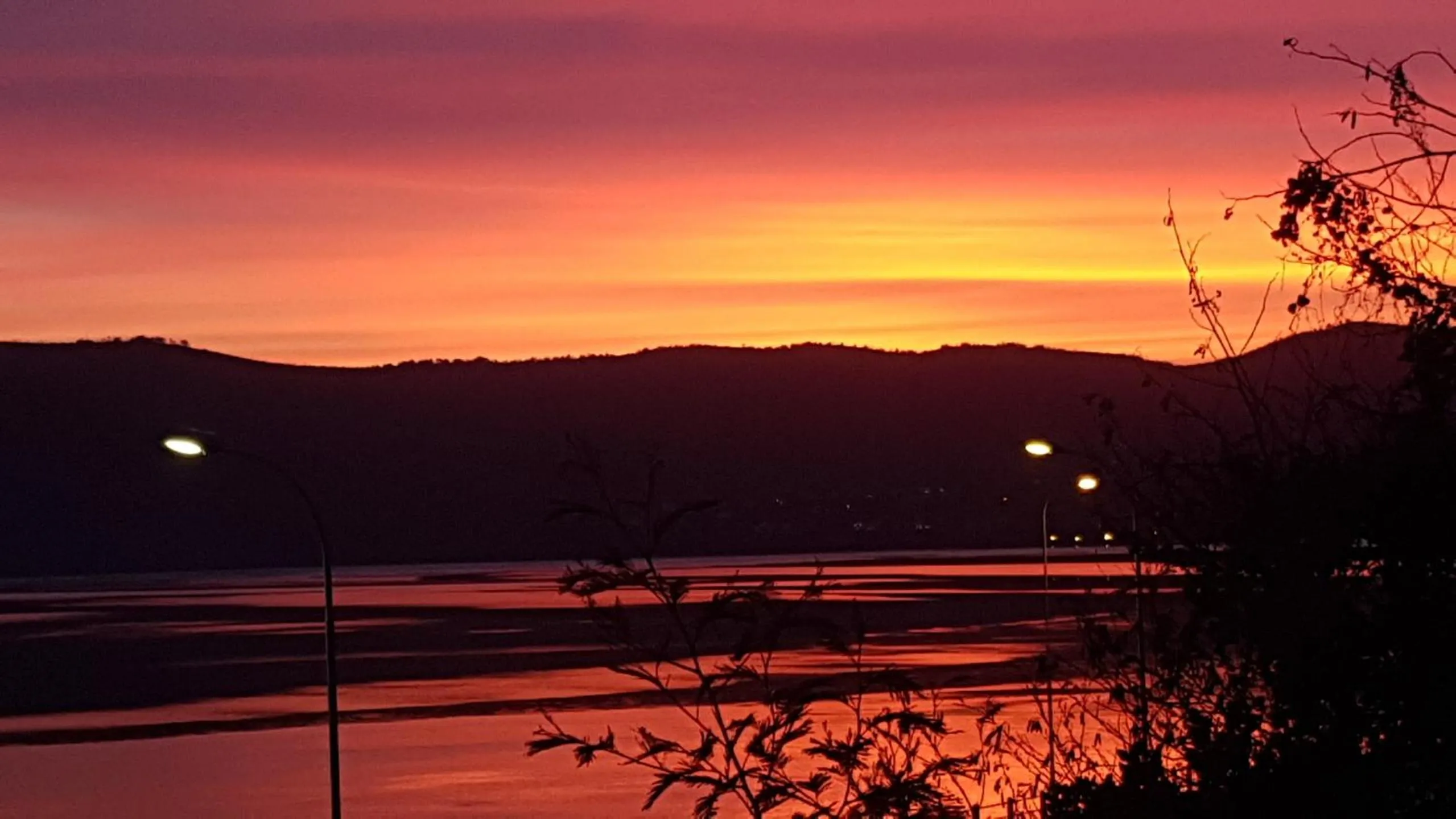 Sunset in Phoenix Lodge and Waterside Accommodation