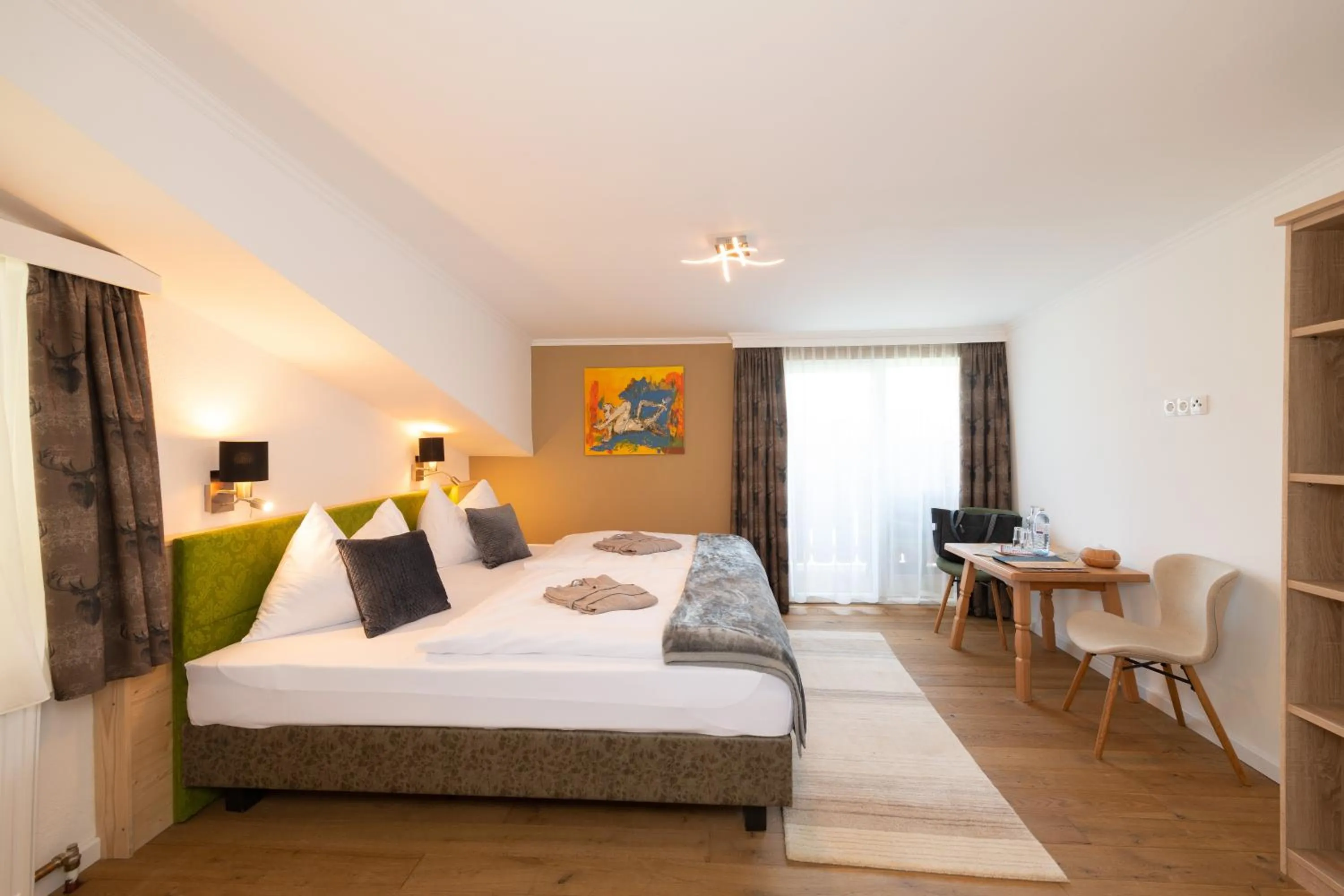 Bedroom, Bed in Landhotel Anna