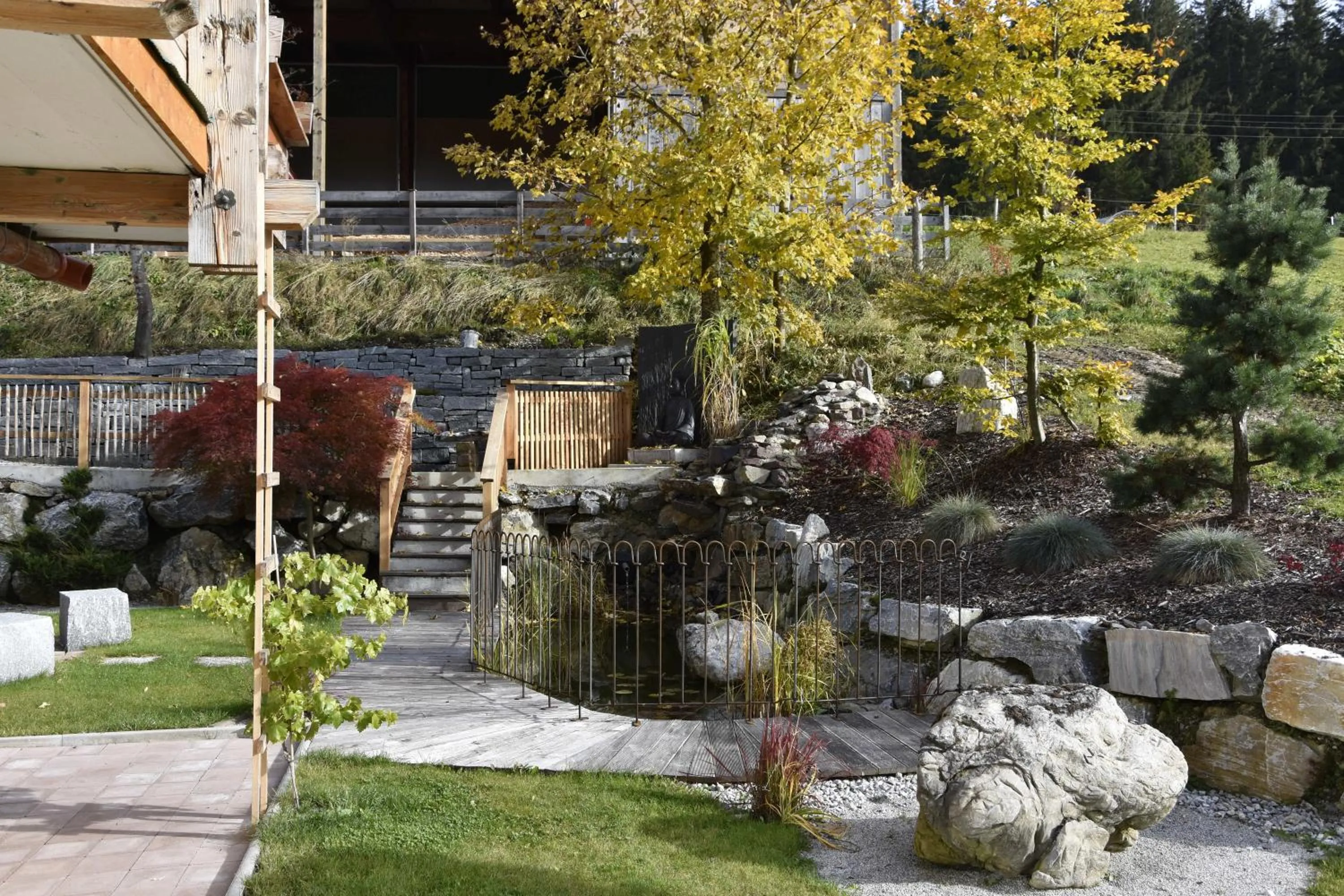 Garden in Landhotel Anna