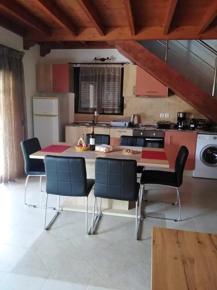 Kitchen or kitchenette in Stergios villa