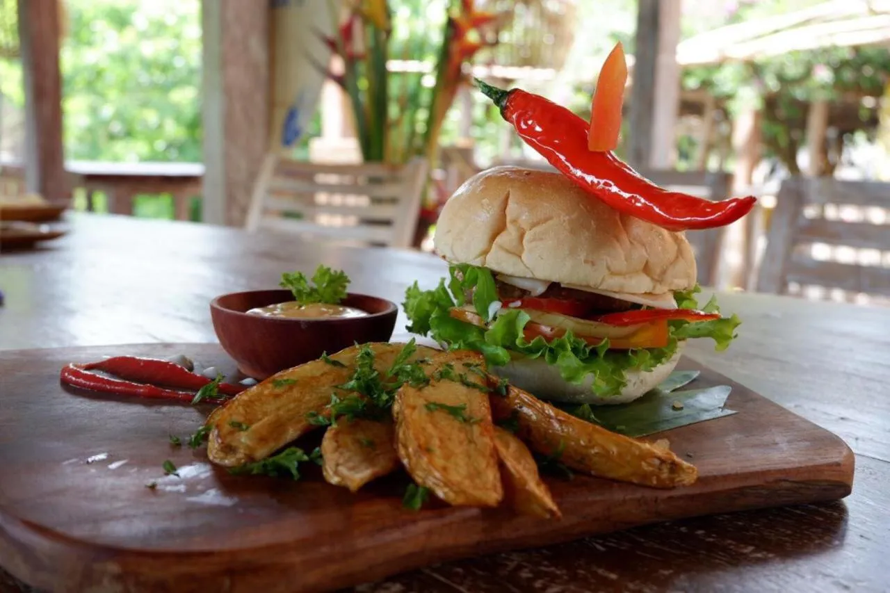 Food close-up in Padang Padang Breeze