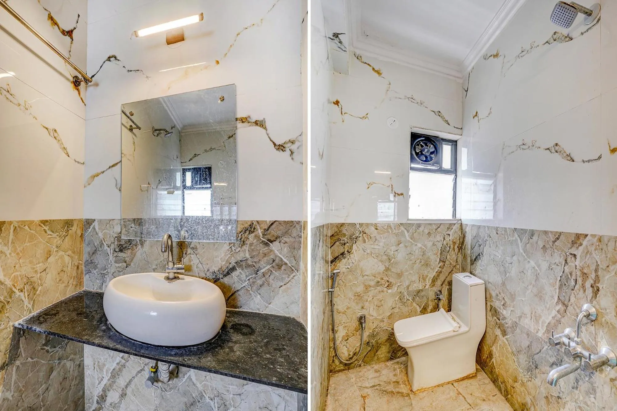 Bathroom in Via Heritage Palace - CIDCO Bus Stand