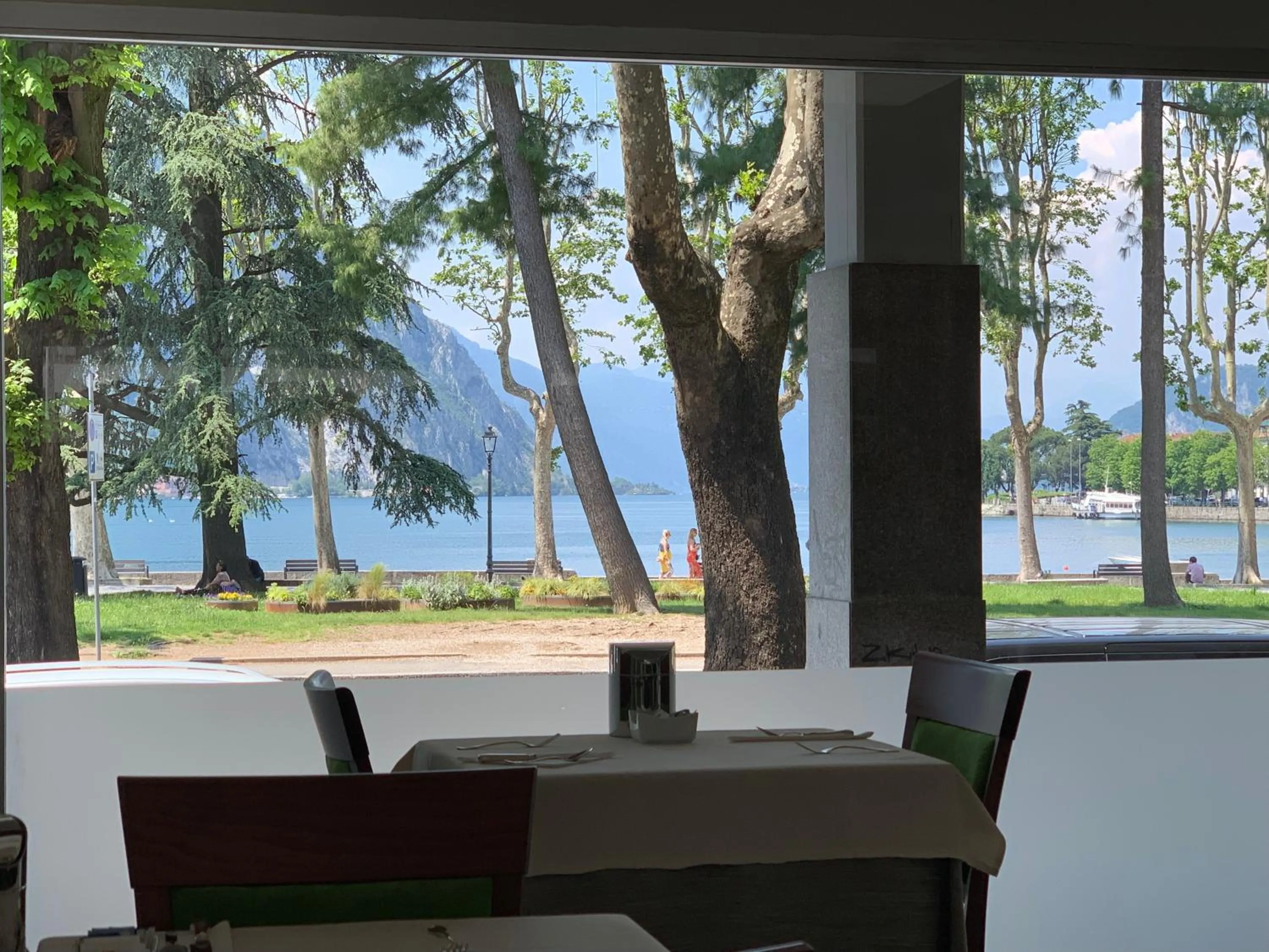 Lake view in Hotel Alberi