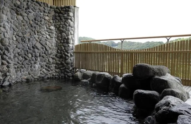 Hot Spring Bath in Izu-Nagaoka Hotel Tenbo