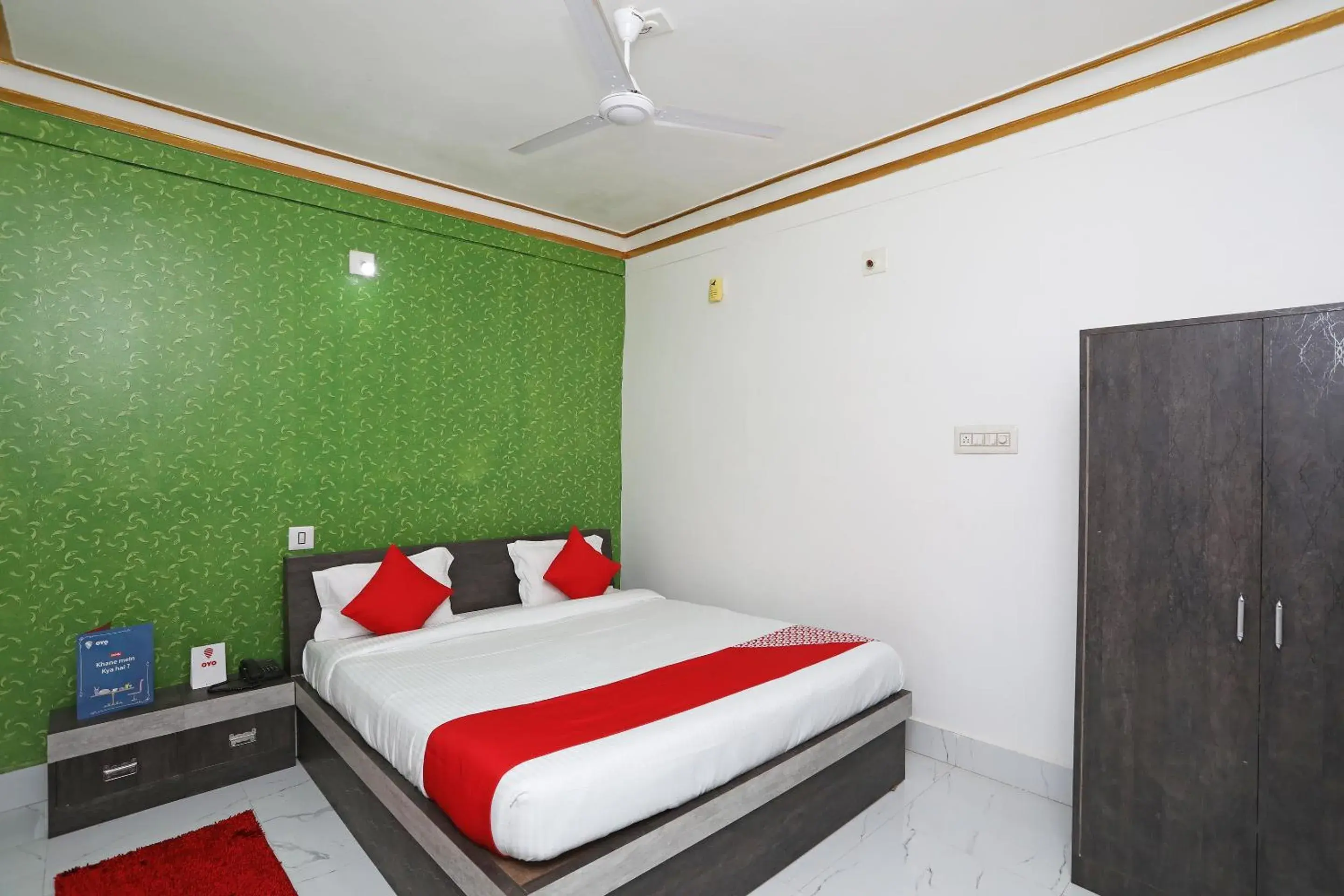 Bedroom, Bed in Hotel O Aradhya Residency Bedroom, Bed in Hotel O Aradhya Residency