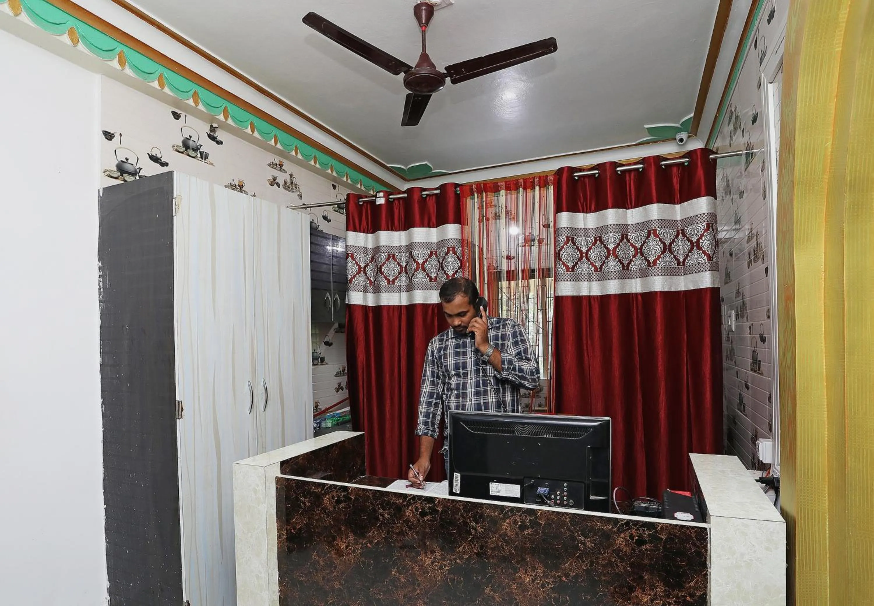 Lobby or reception in Hotel O Aradhya Residency