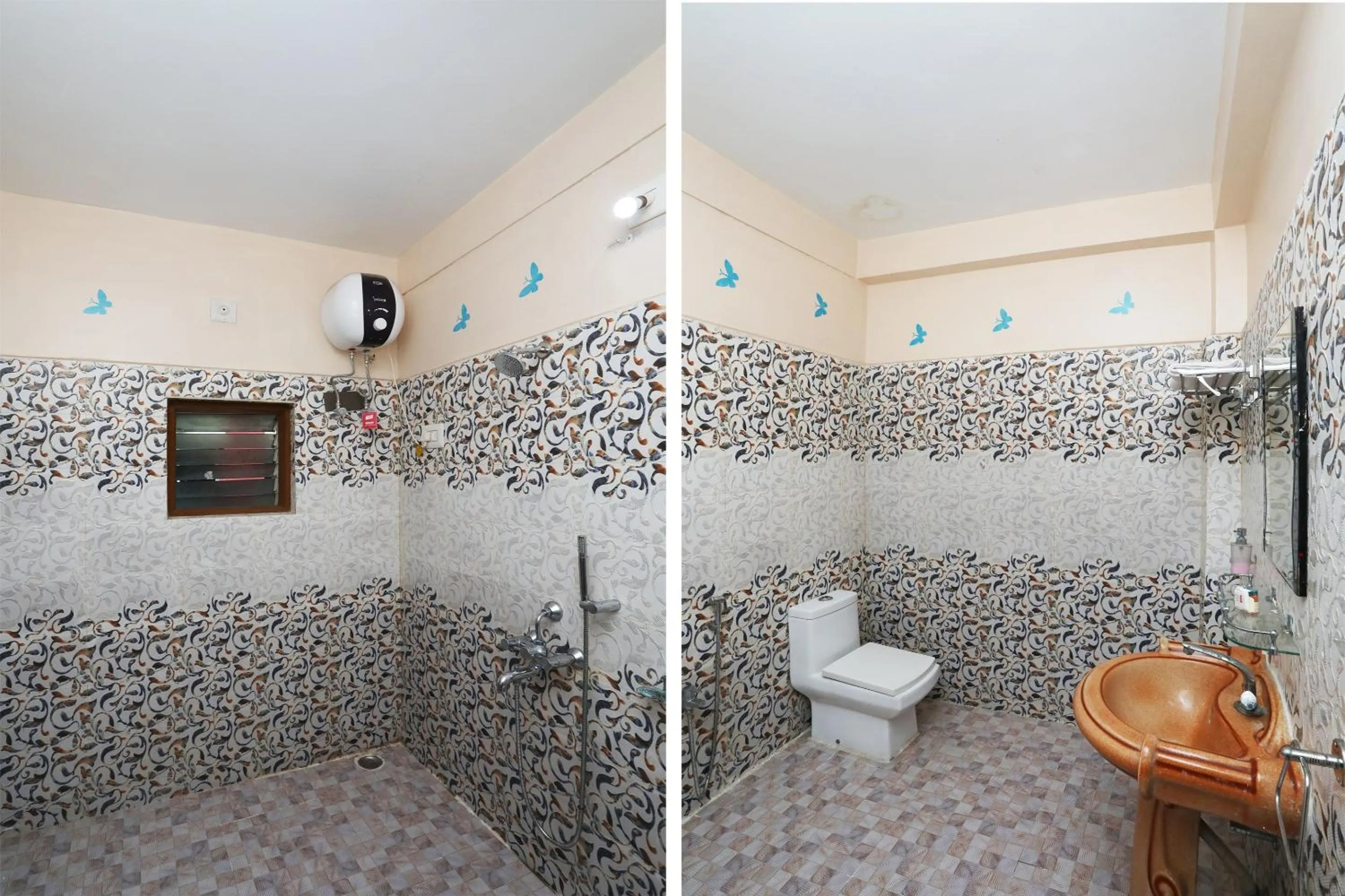 Bathroom in Hotel O Aradhya Residency