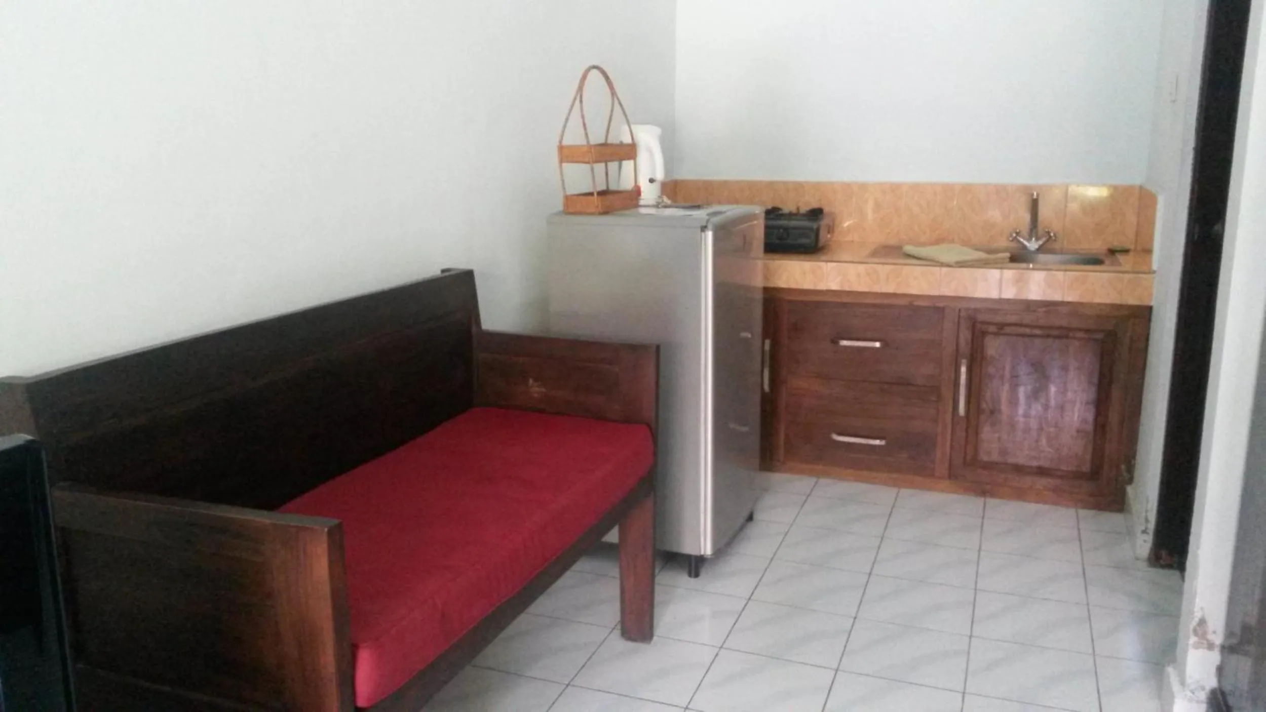 Seating area in Meriki Apartment