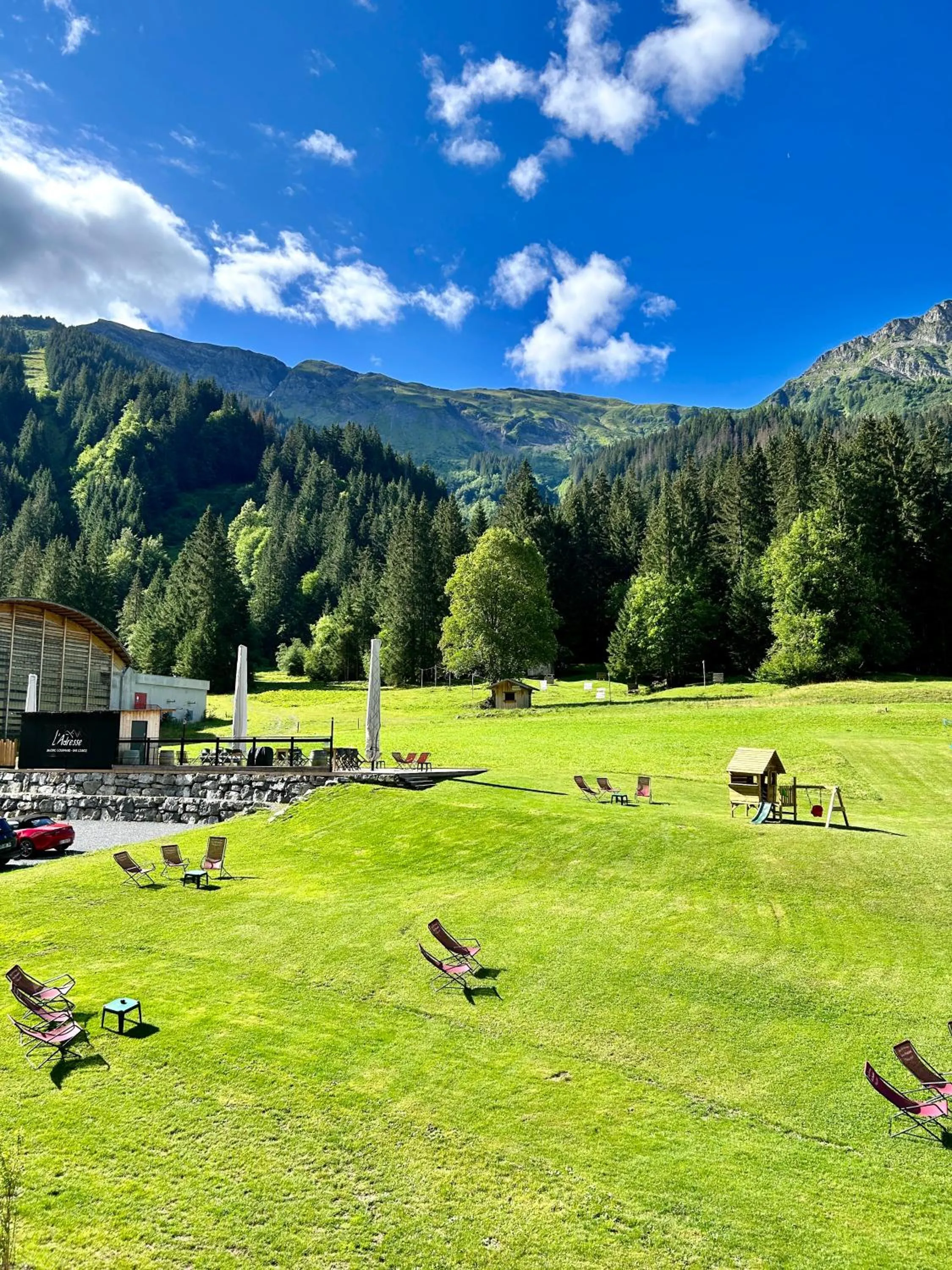 Mountain view in Hameau des Prodains - Hôtel