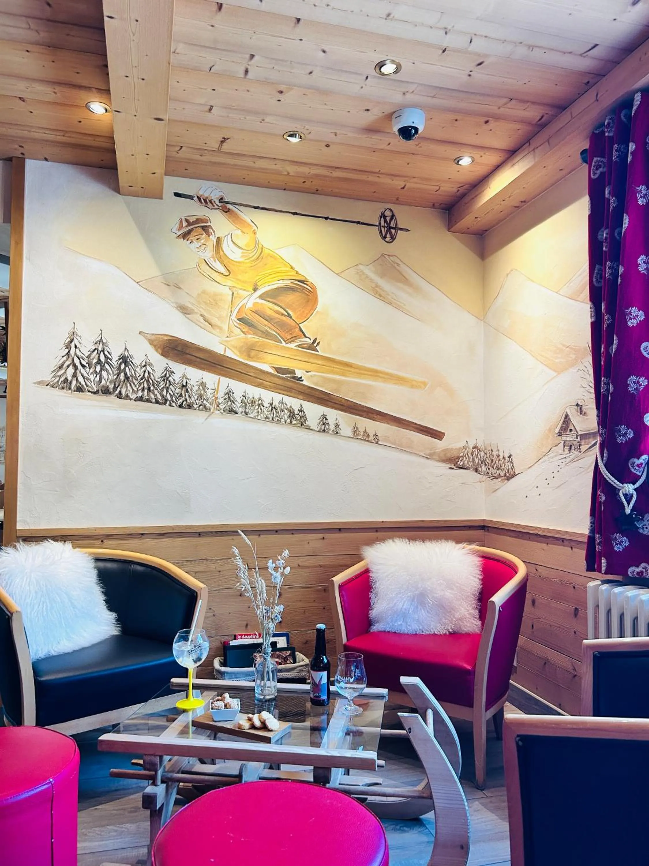 Living room in Hameau des Prodains - Hôtel