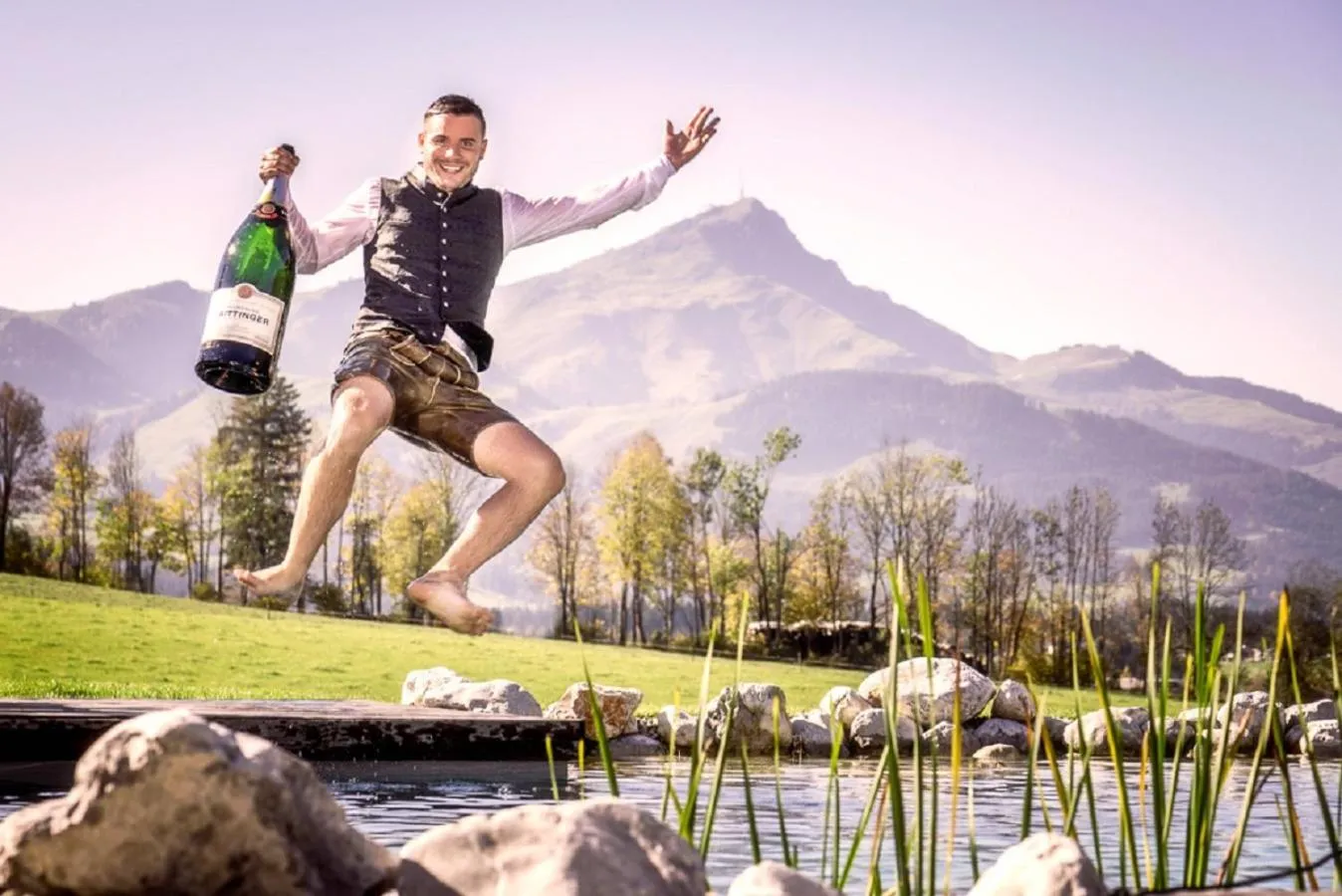 Swimming pool in Adults Only Boutique-Hotel Unterlechner