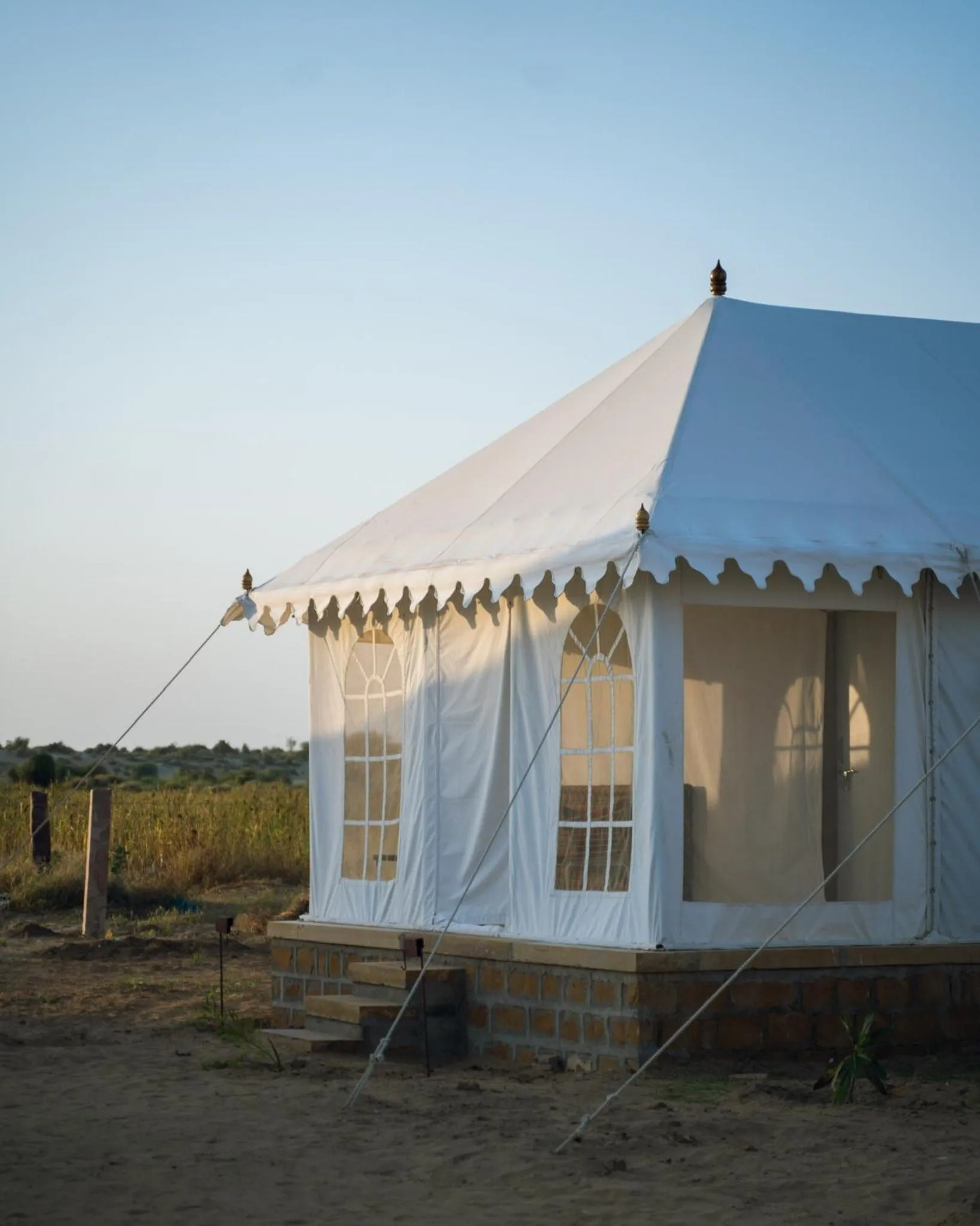 View (from property/room) in Nomads heaven desert camp jaisalmer