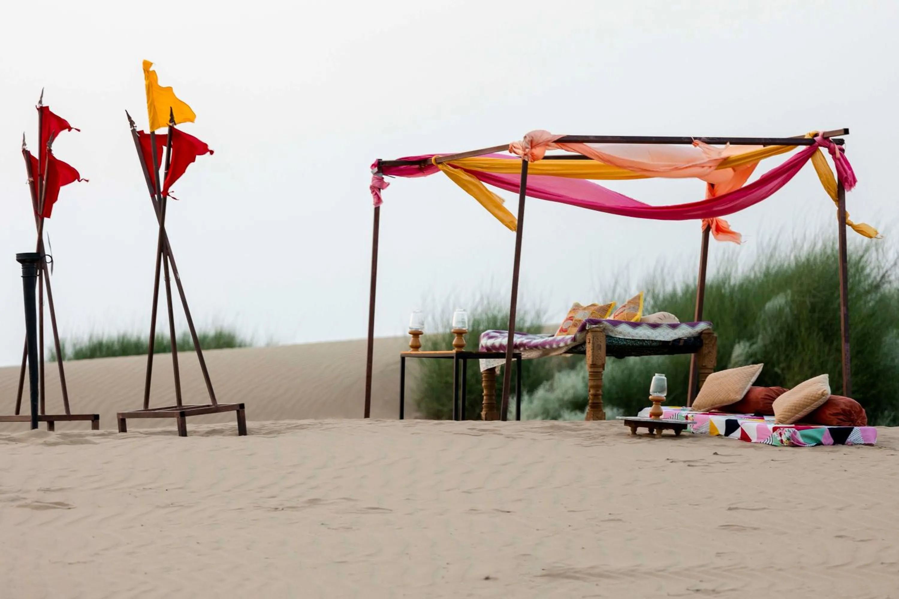 Day in Nomads heaven desert camp jaisalmer