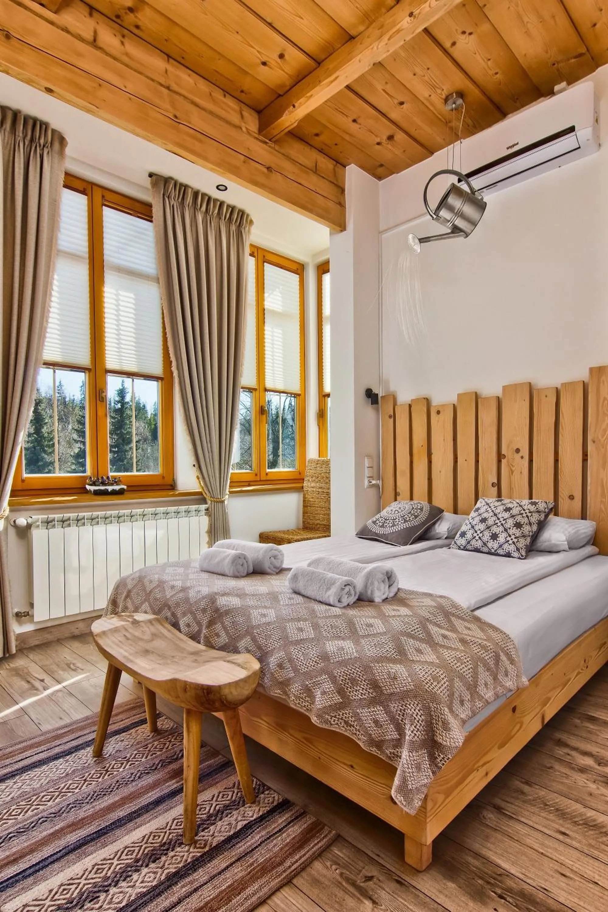 Bed in Niedźwiedzia Residence Garden Sauna