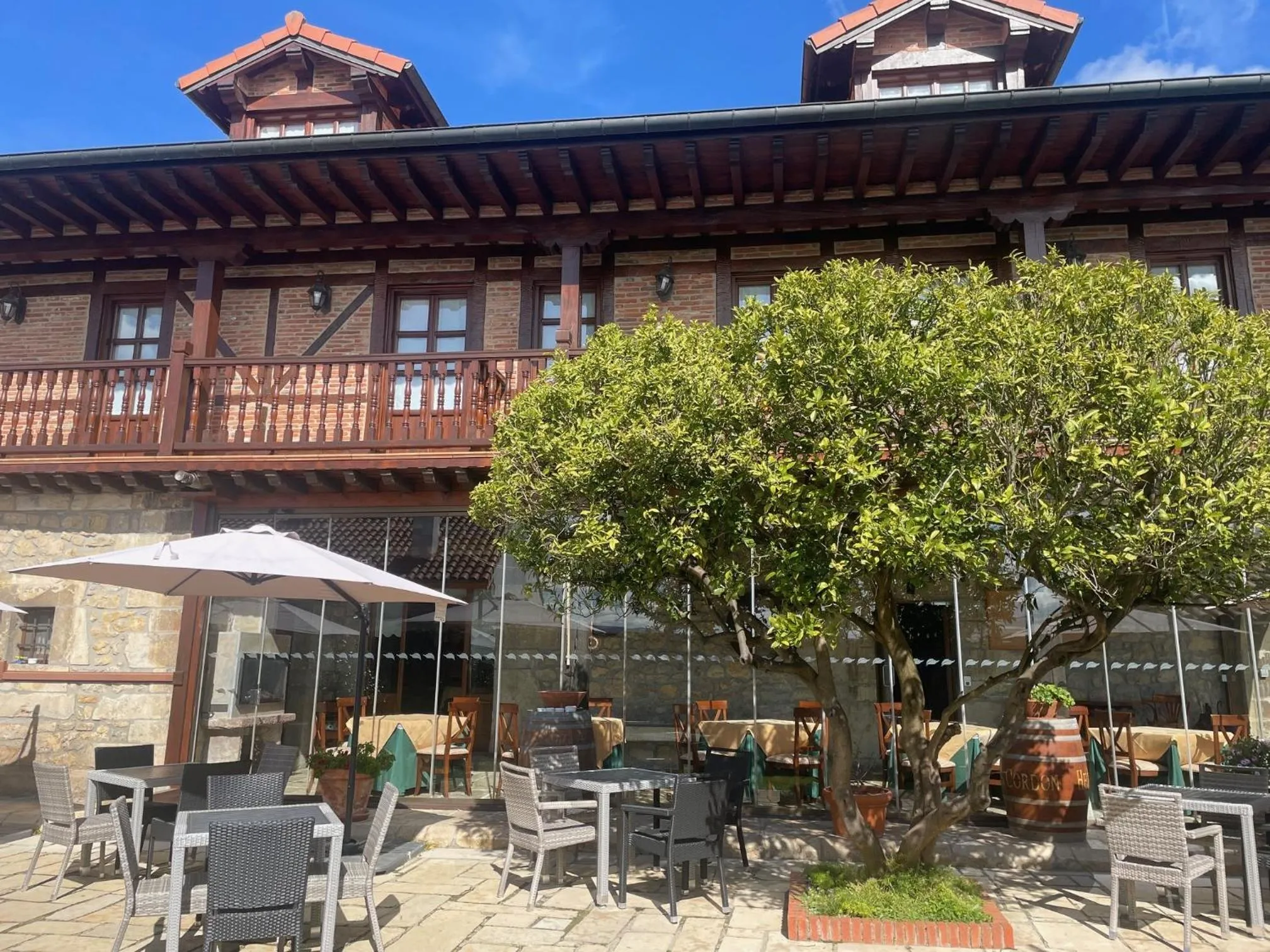 Patio in Posada La Victoria