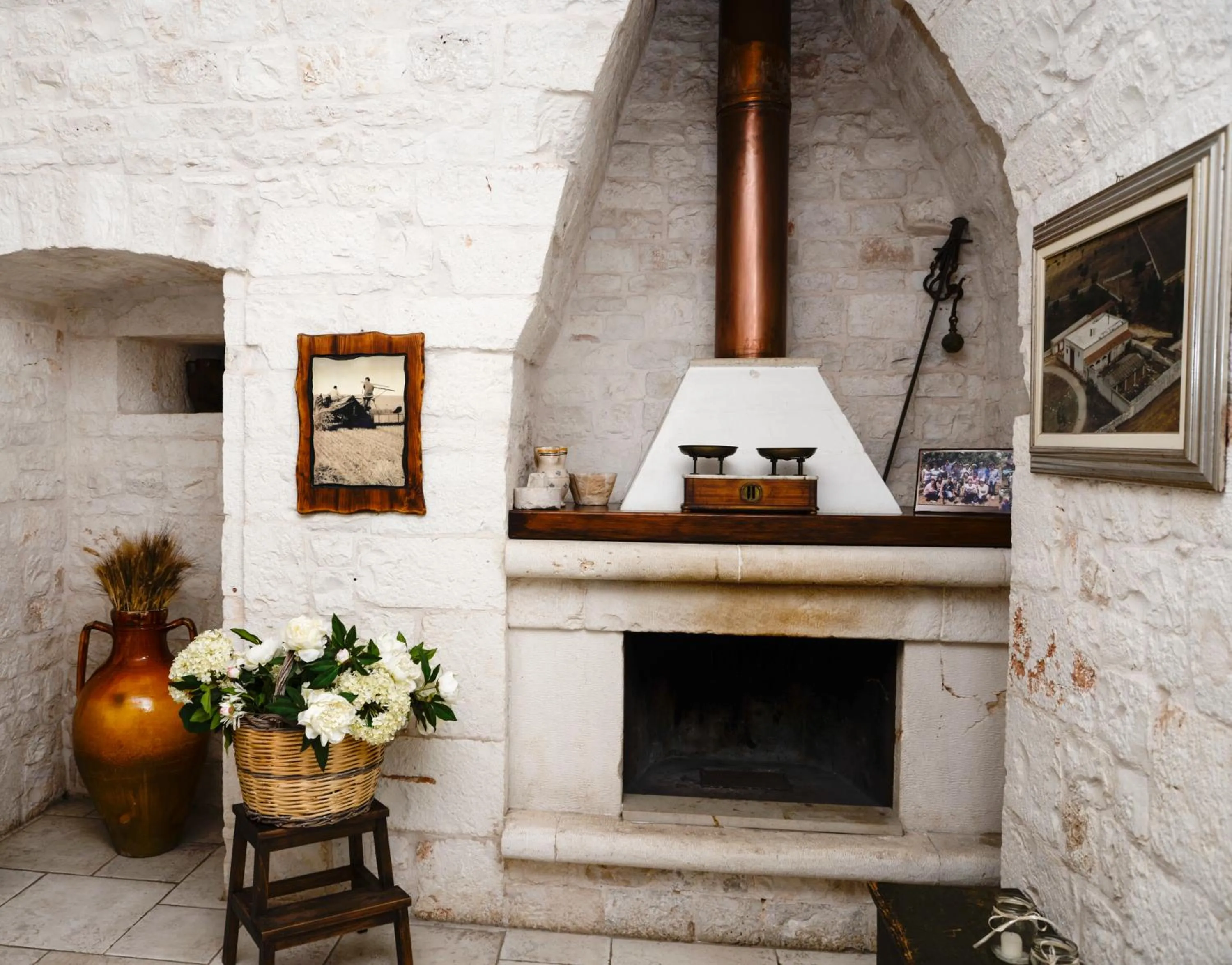 Lobby or reception in Masseria Gravelle