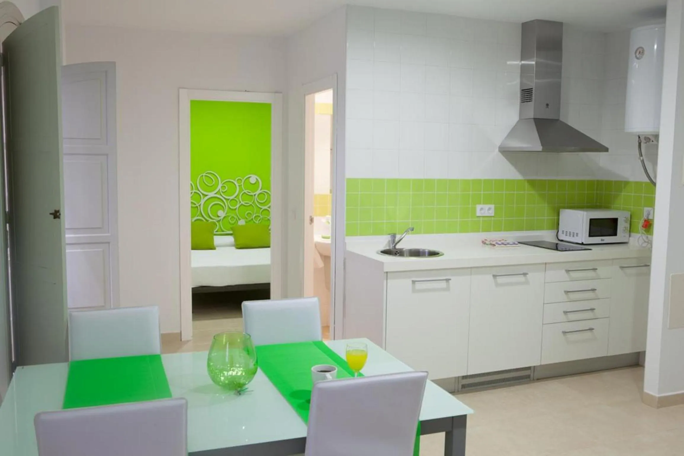 Kitchen or kitchenette in Reservaloen Plaza del Salvador