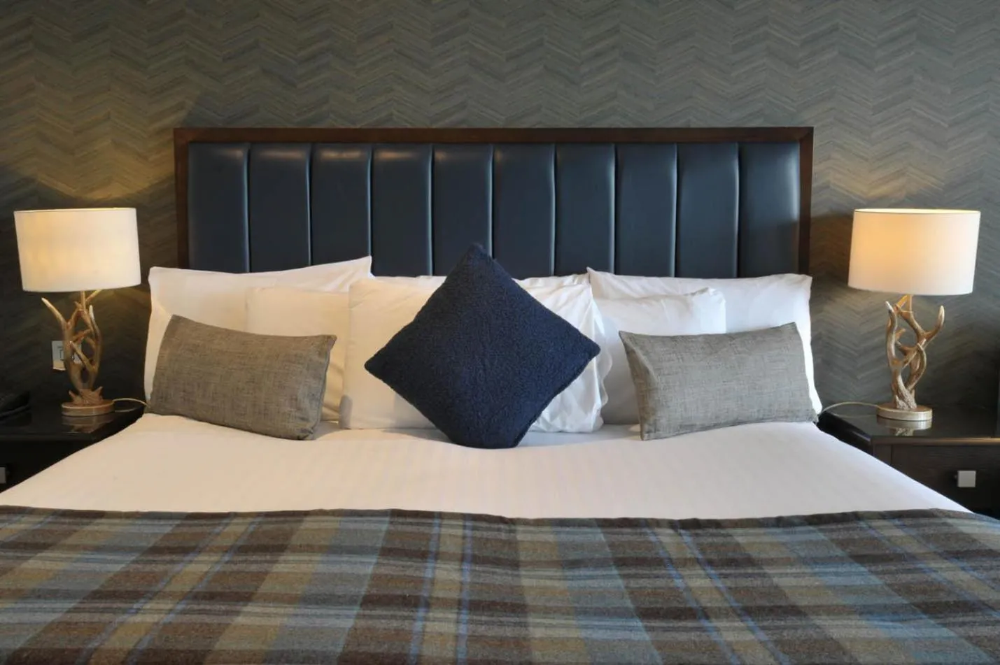 Bed in The Lodge On Loch Lomond Hotel