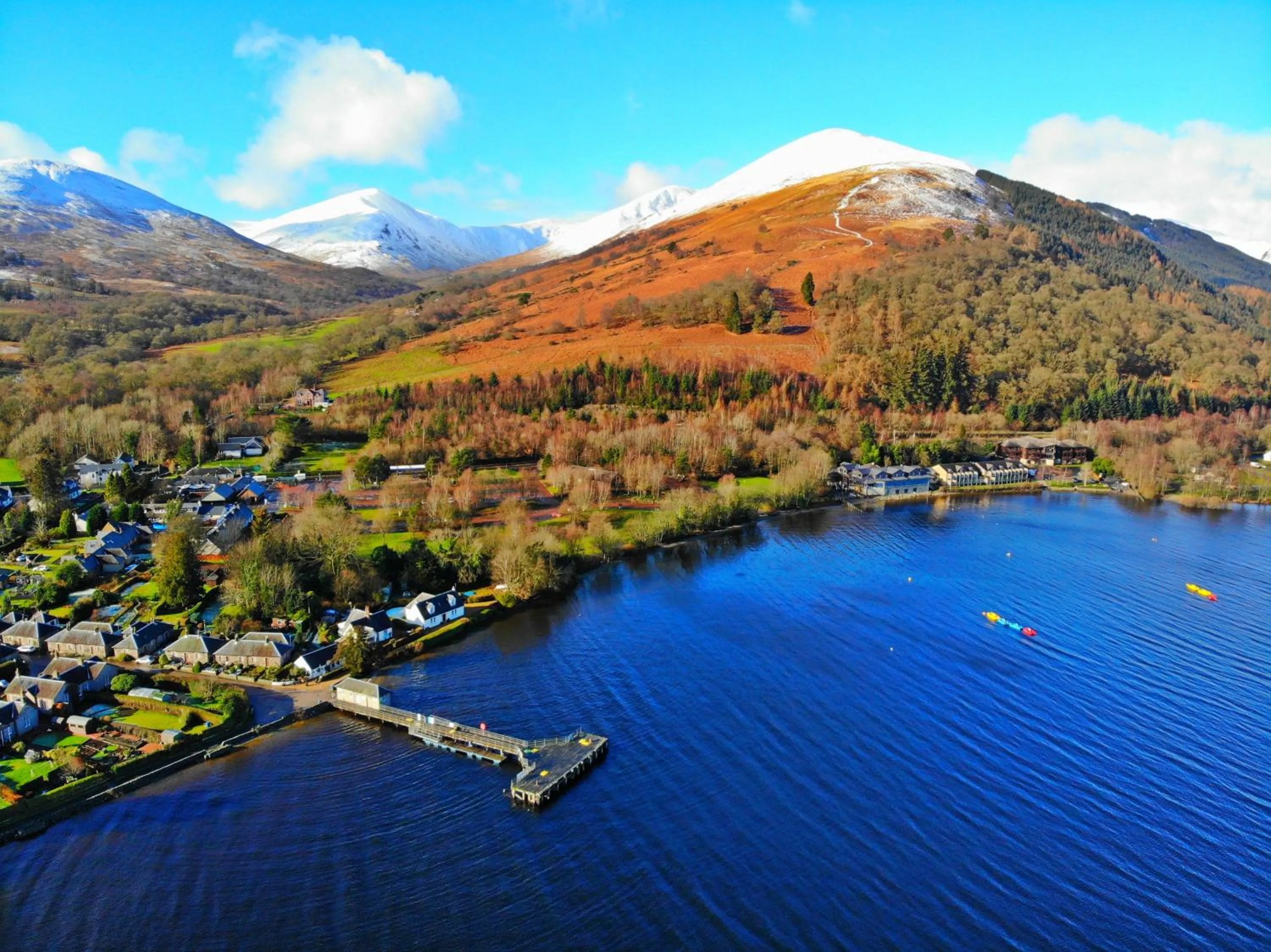 Natural landscape in The Lodge On Loch Lomond Hotel