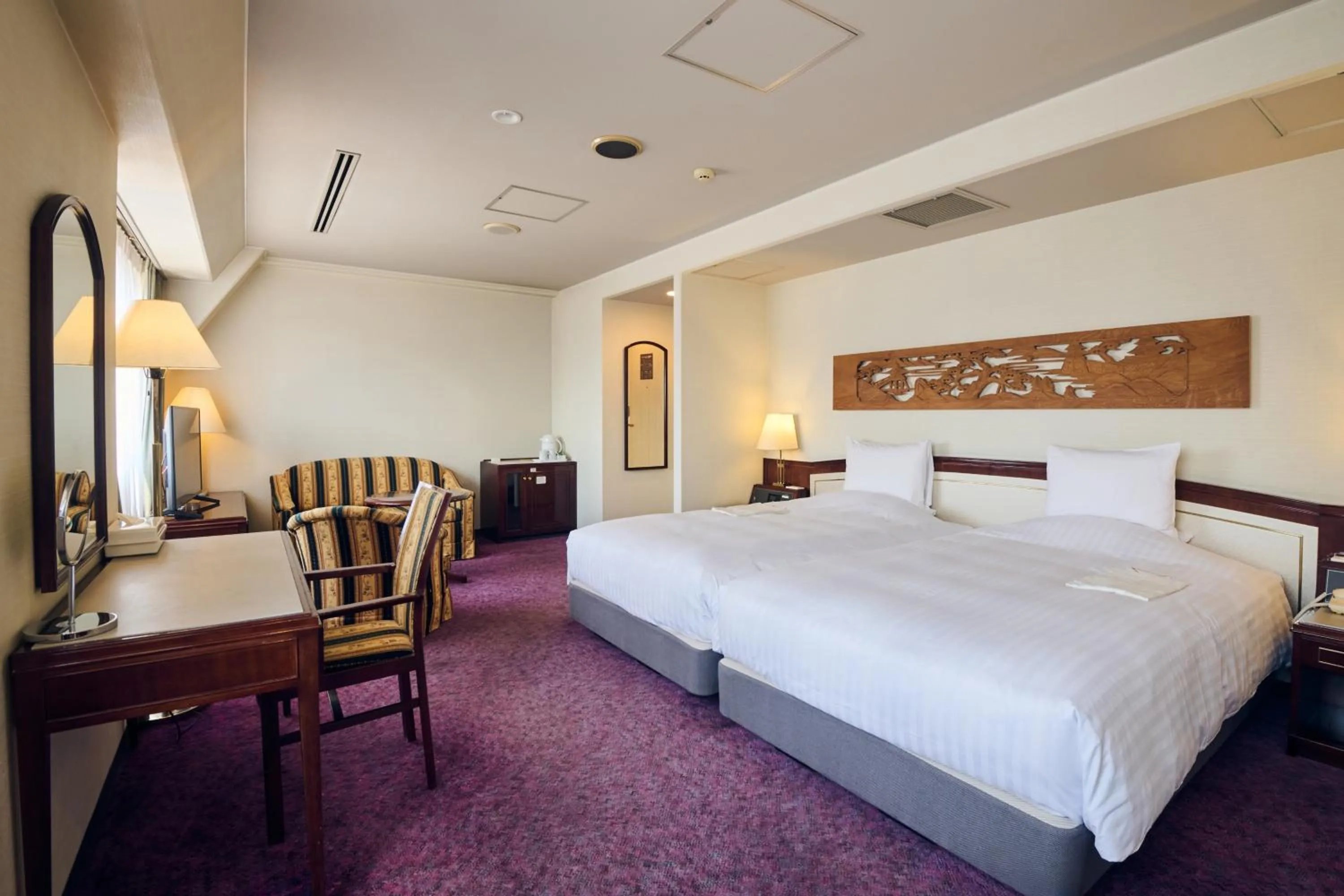 Photo of the whole room, Bed in Hotel Lexton Kagoshima