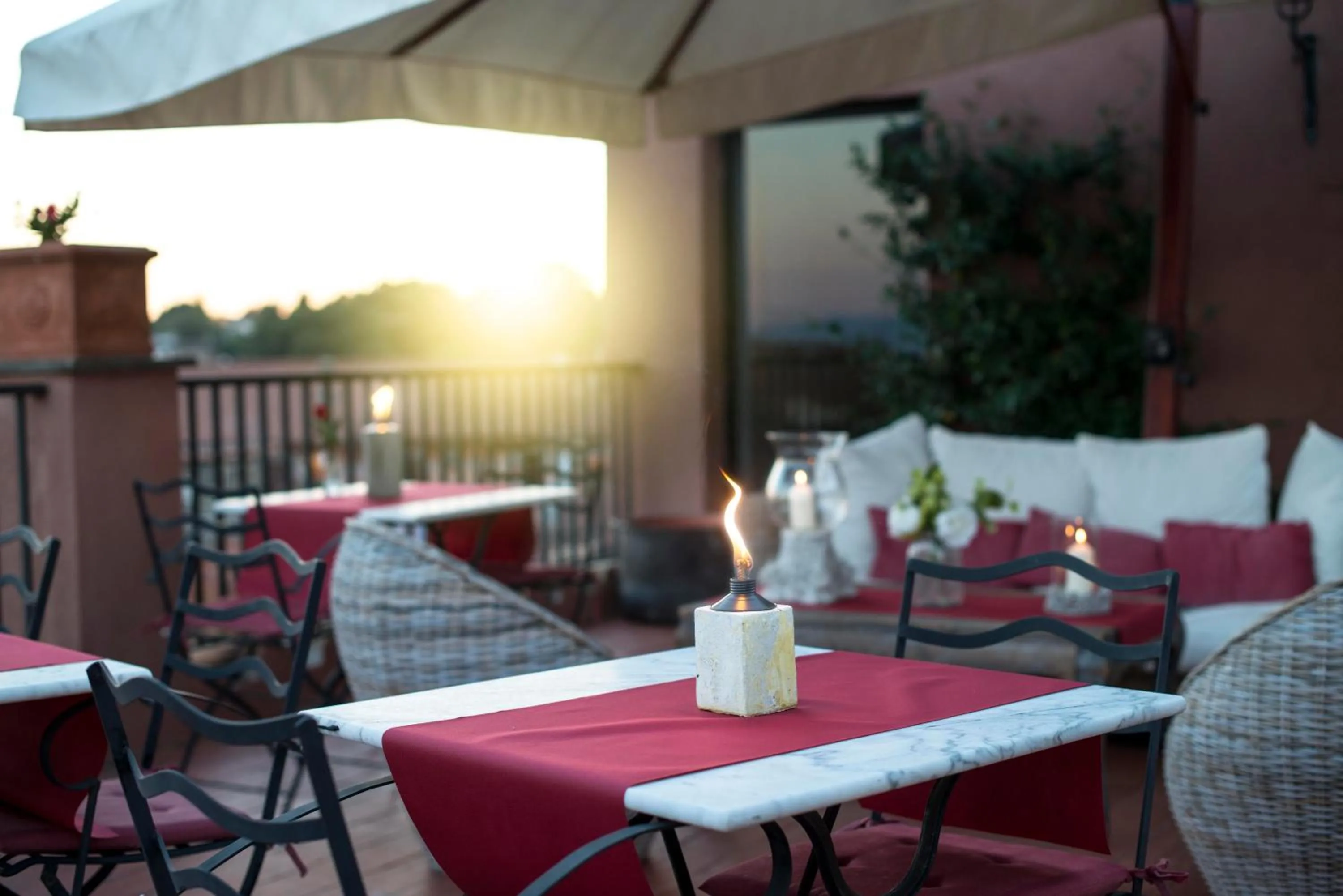 Balcony/Terrace in La Meridiana Relais