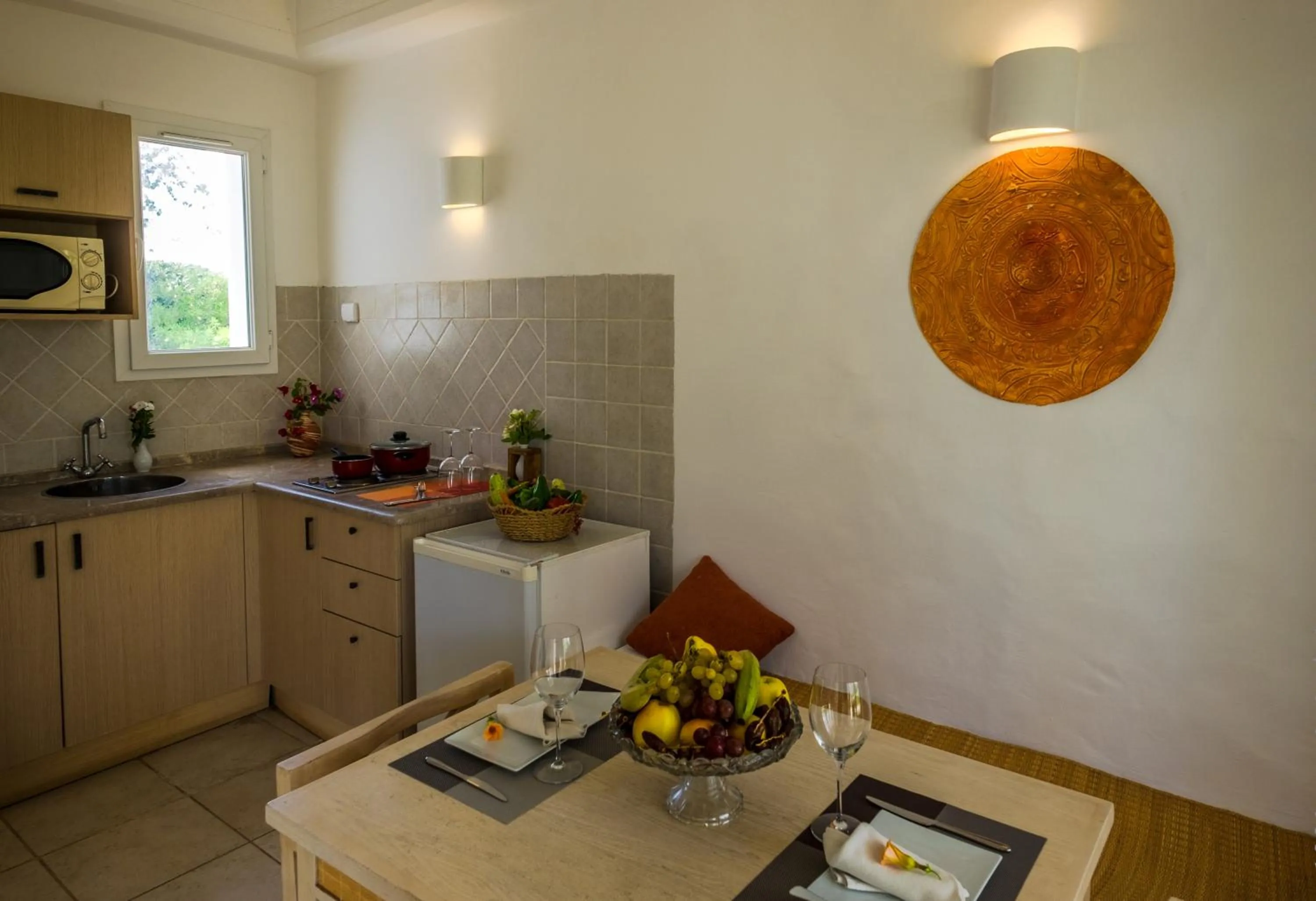 Kitchen or kitchenette in Les Jardins de Toumana