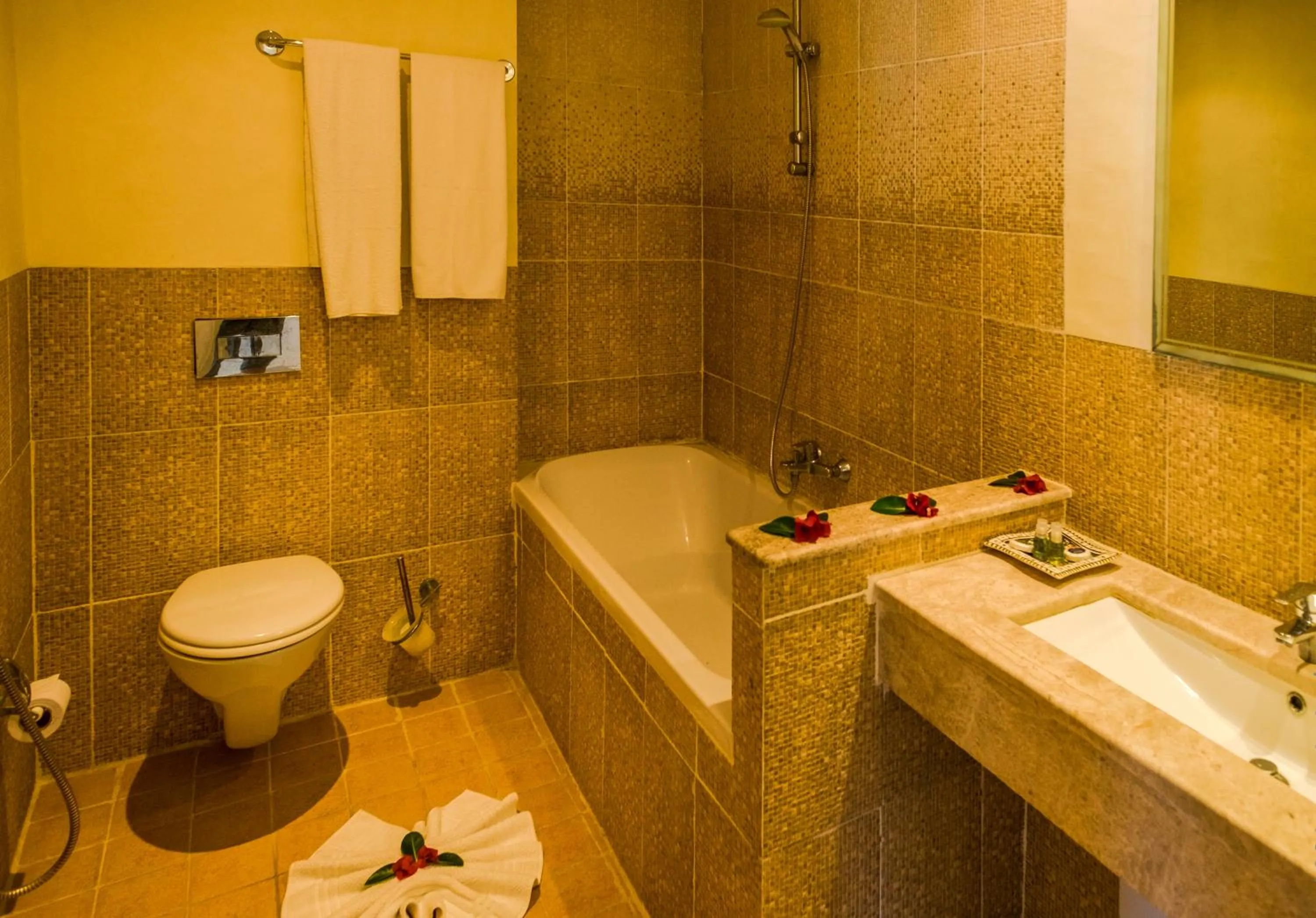 Bathroom in Les Jardins de Toumana