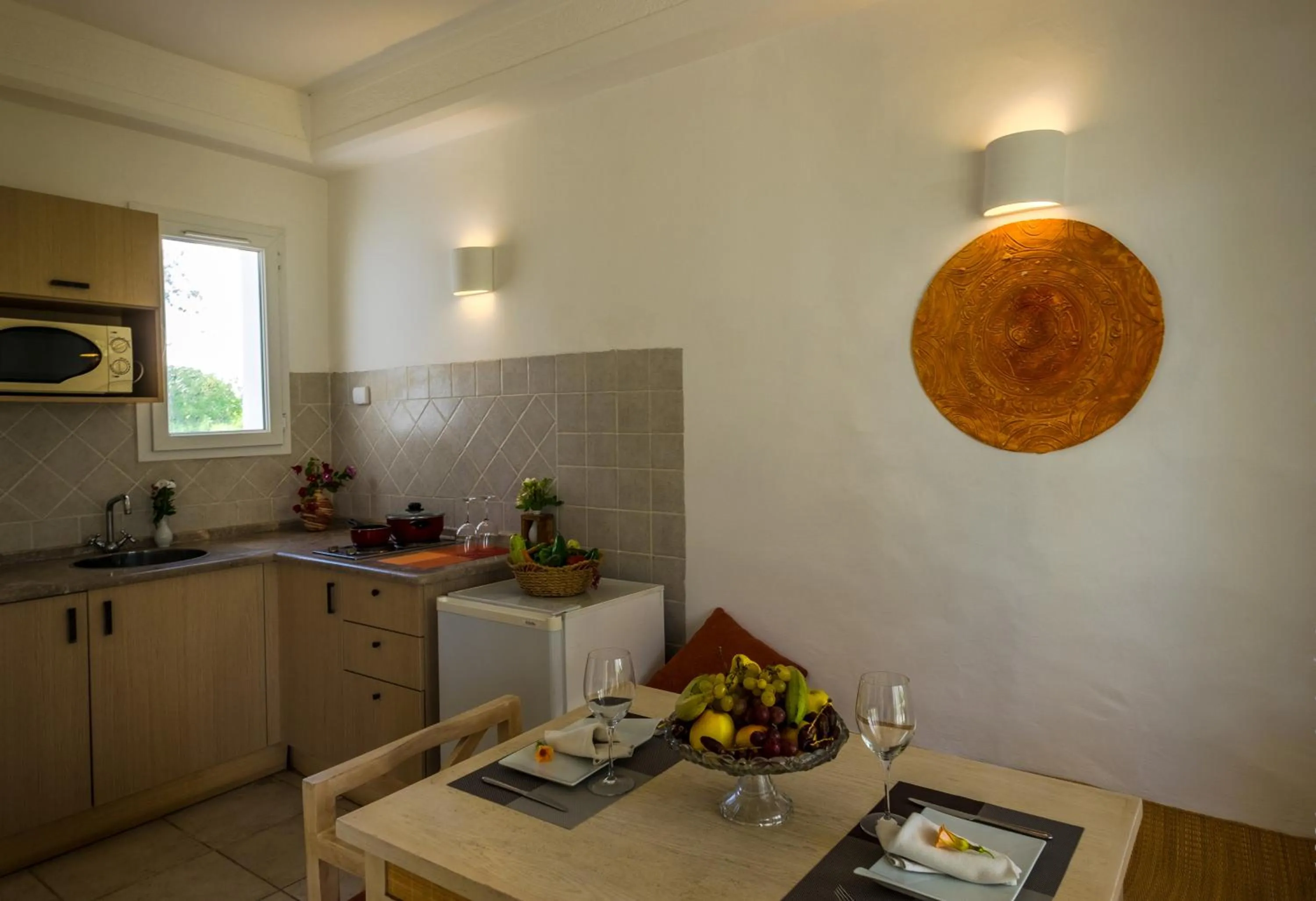 Dining area in Les Jardins de Toumana