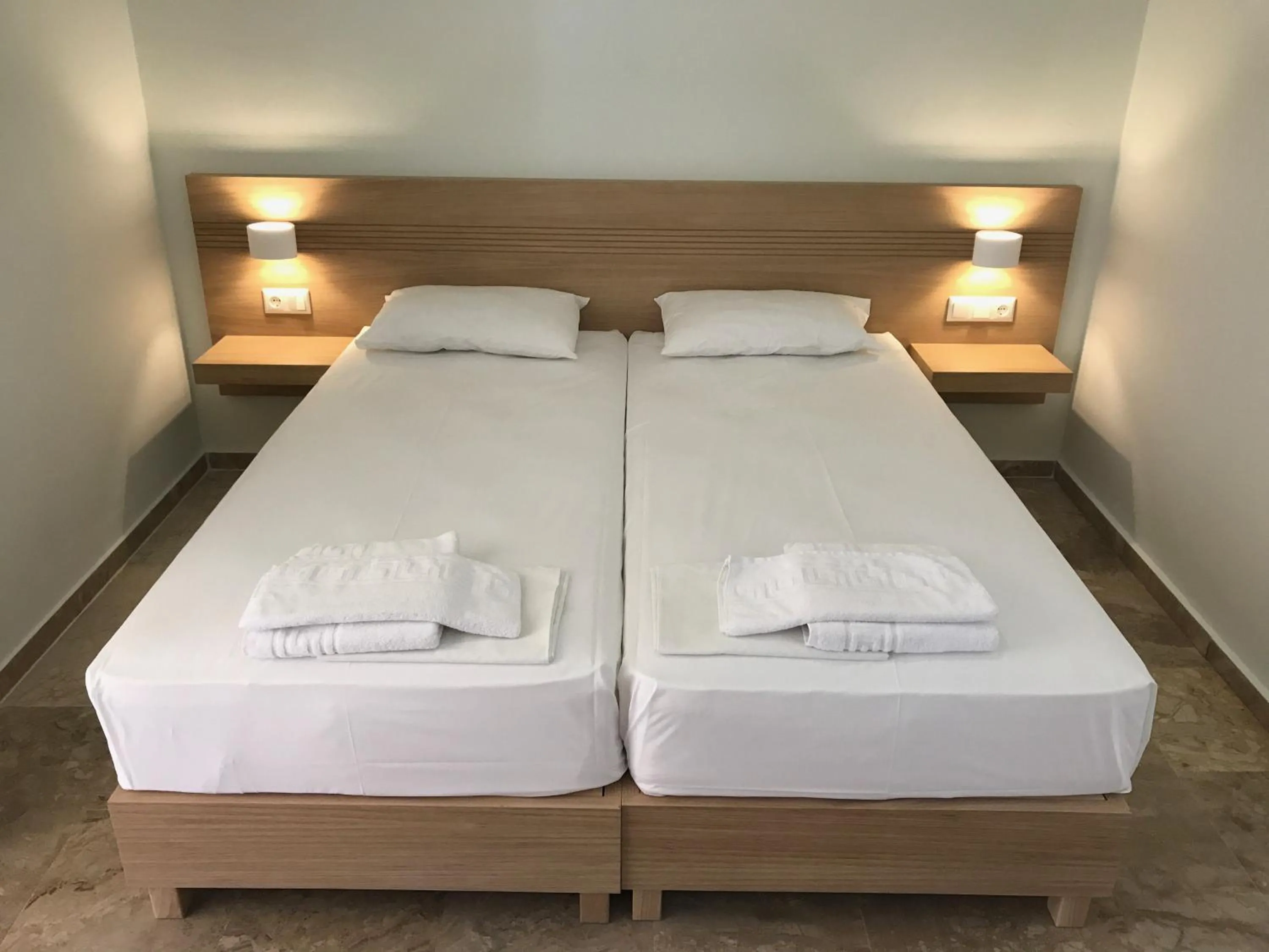 Decorative detail, Bed in Neapolis Apartments