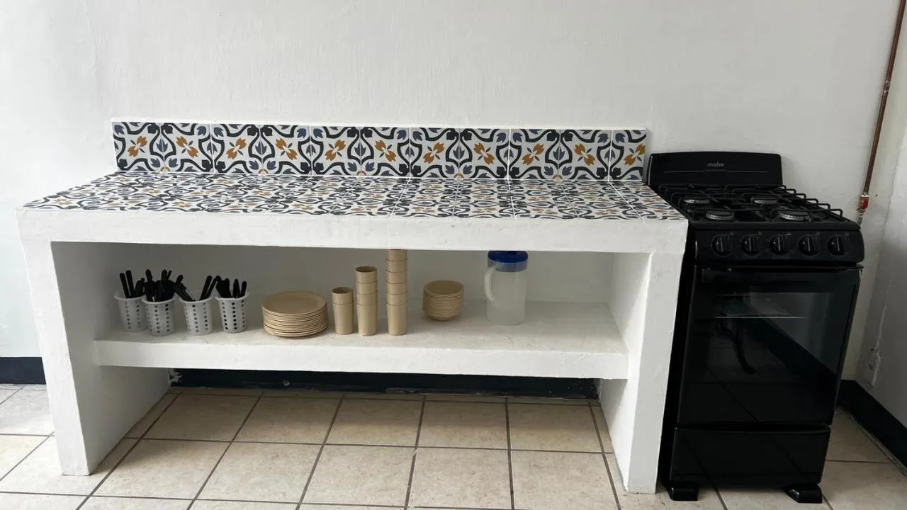 Communal kitchen in Maria Bonita